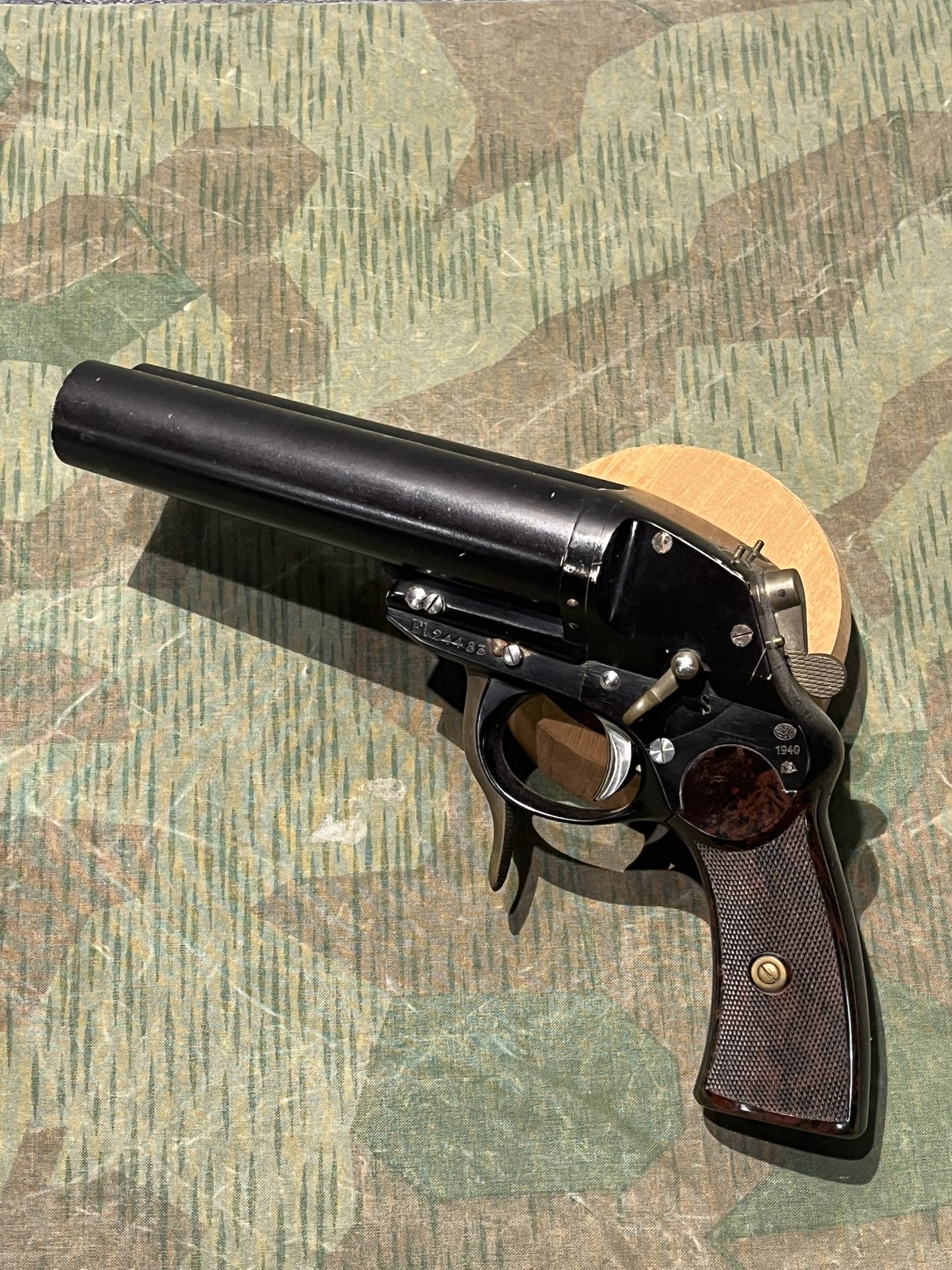 Original WW2 German 1940 Dated Luftwaffe Double Barrel Flare Signal Pistol Flieger-Leuchtpistole L - Image 2