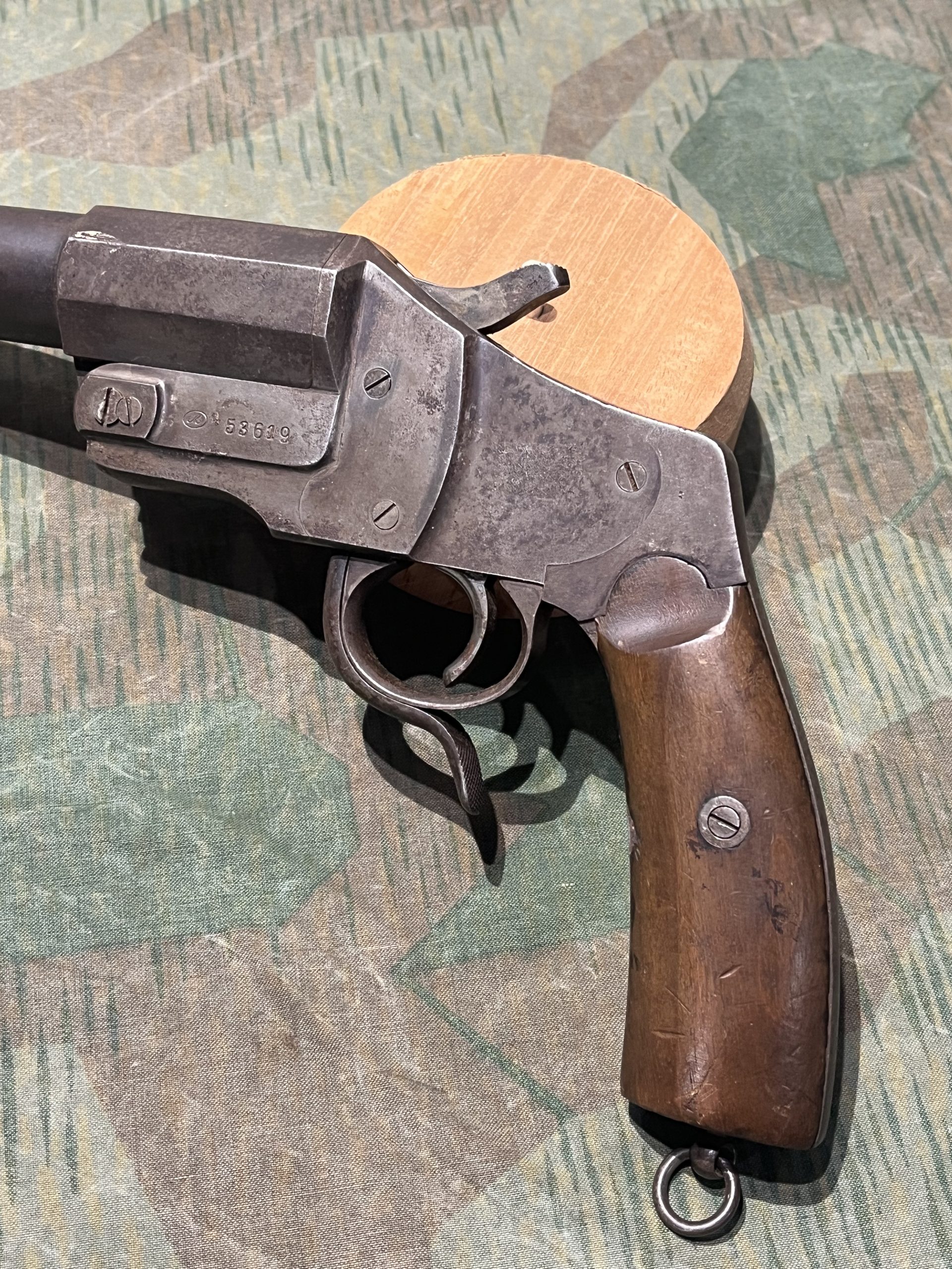 Original German WWI Model 1894 Hebel Signal Flare Pistol - Image 2