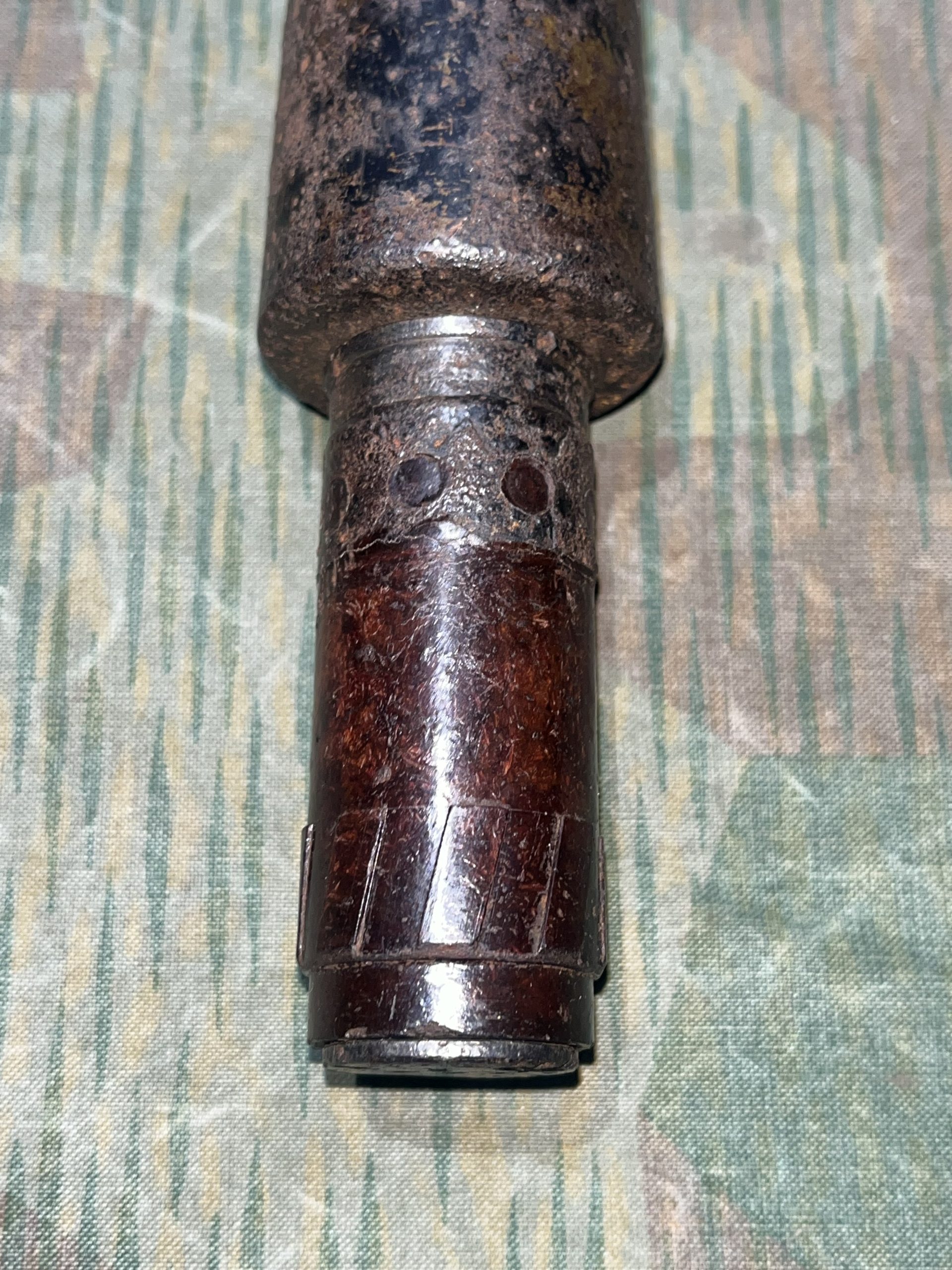 Original WW2 German Inert 98k Rifle Schießbecher Anti-Tank Grenade - Dated 1943 - Große Gewehrpanzergranate - Image 2