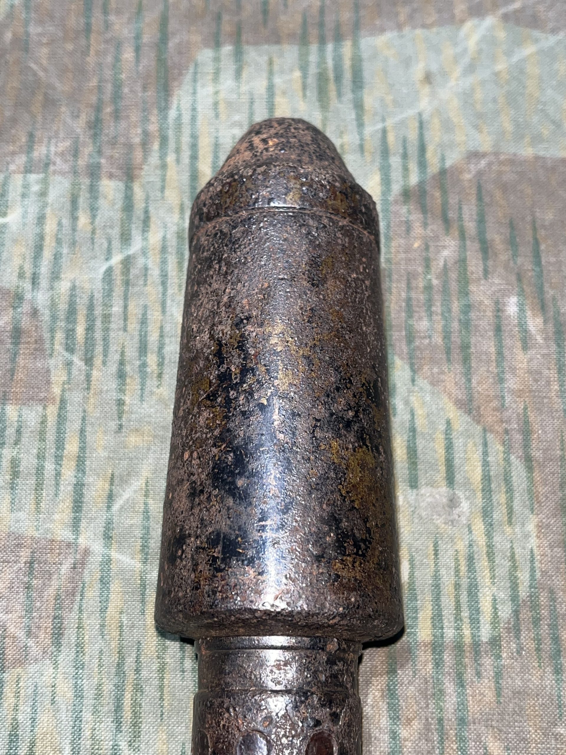 Original WW2 German Inert 98k Rifle Schießbecher Anti-Tank Grenade - Dated 1943 - Große Gewehrpanzergranate - Image 4