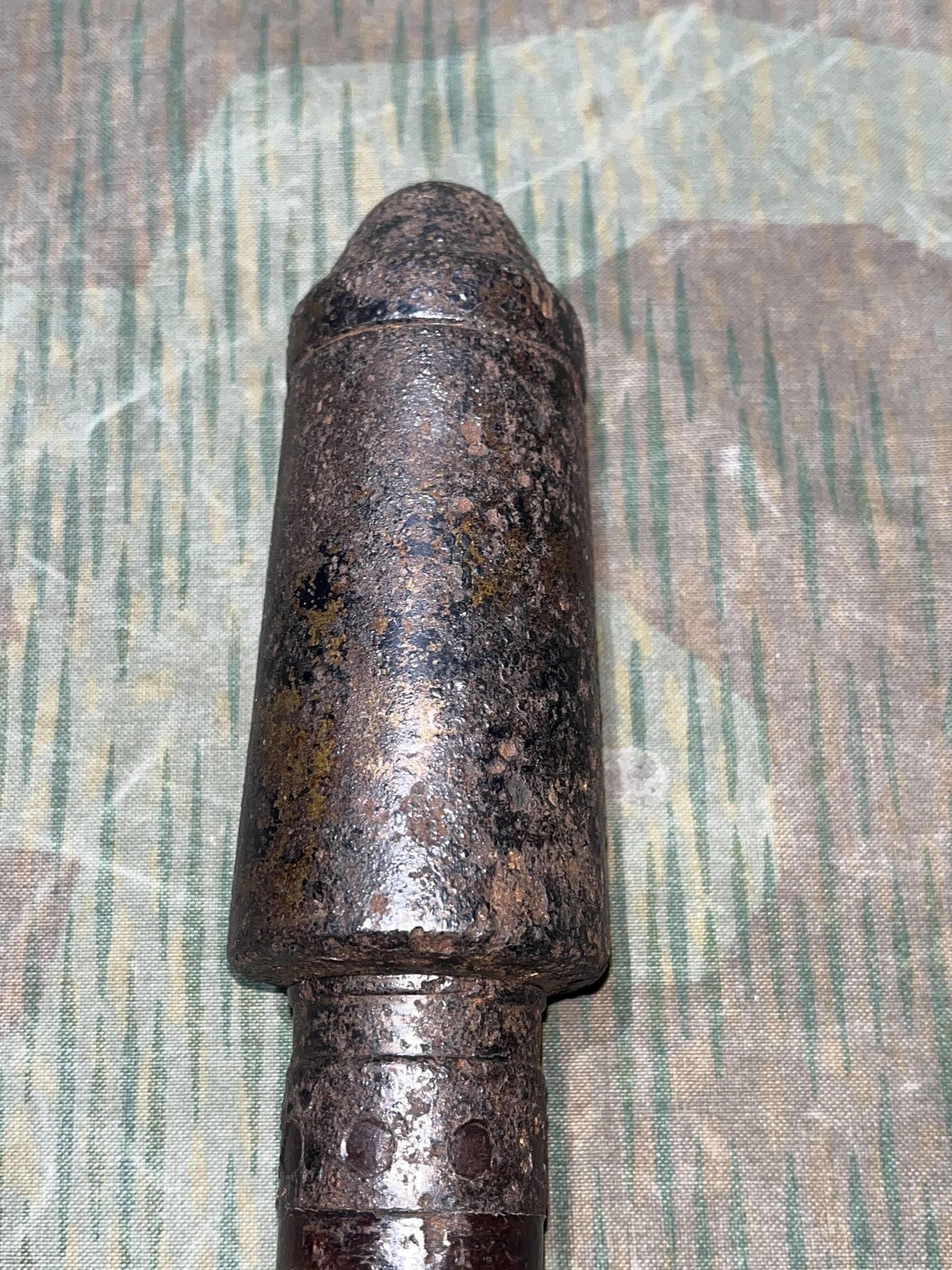 Original WW2 German Inert 98k Rifle Schießbecher Anti-Tank Grenade - Dated 1943 - Große Gewehrpanzergranate - Image 5