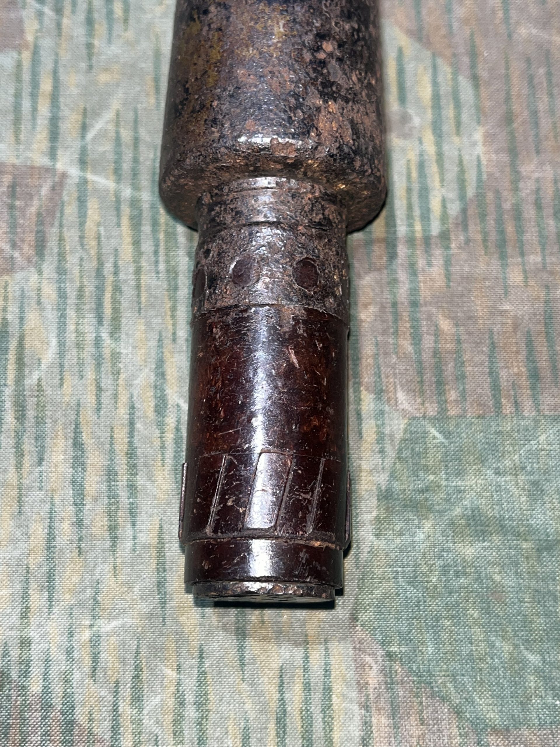 Original WW2 German Inert 98k Rifle Schießbecher Anti-Tank Grenade - Dated 1943 - Große Gewehrpanzergranate - Image 6