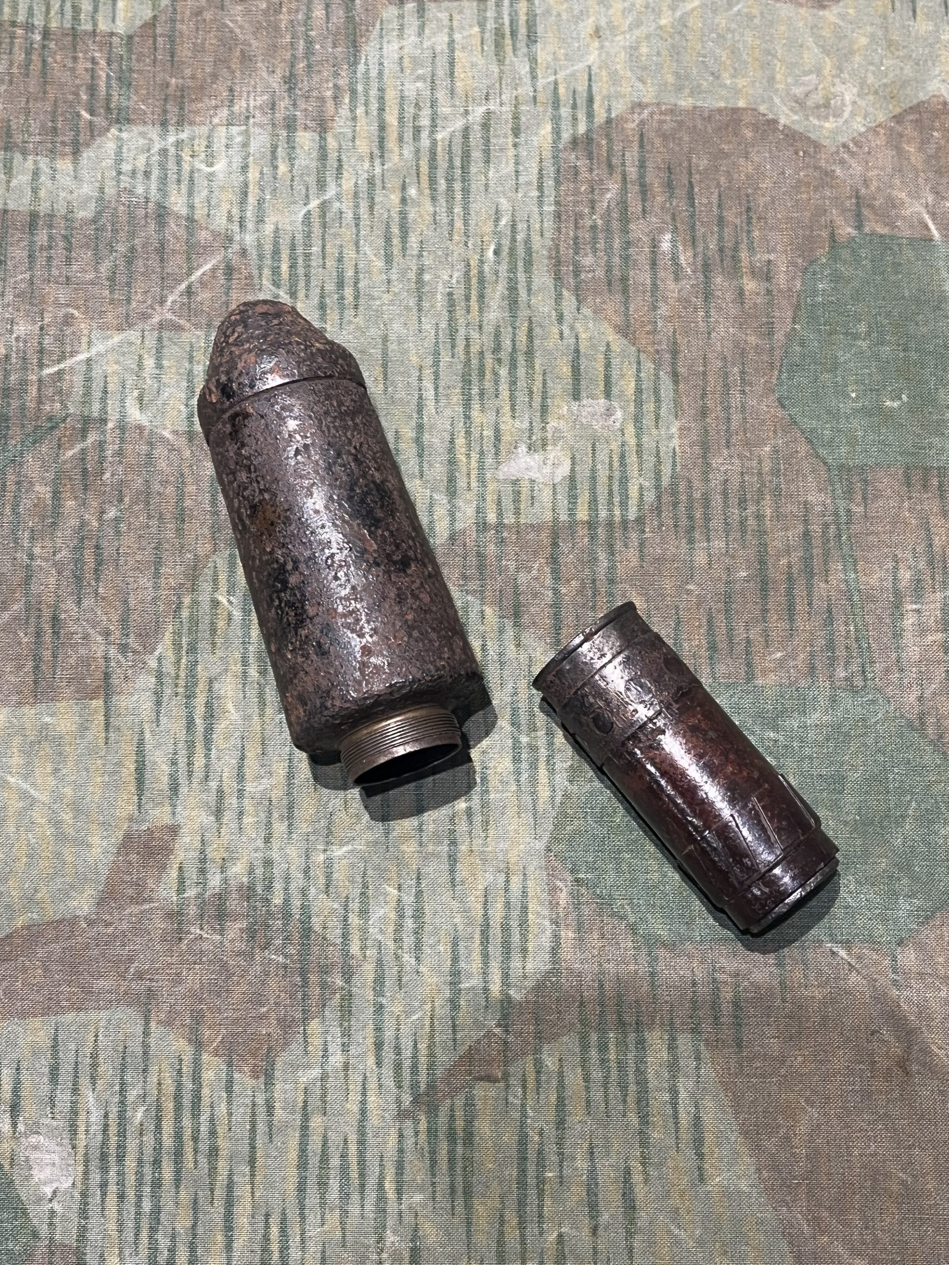 Original WW2 German Inert 98k Rifle Schießbecher Anti-Tank Grenade - Dated 1943 - Große Gewehrpanzergranate - Image 11