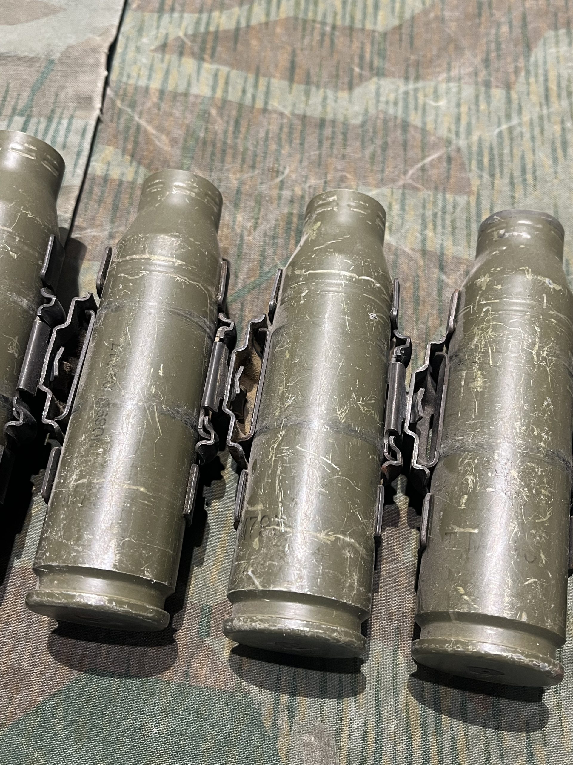 Inert 25mm Bushmaster Spent Rounds w/ Links - Image 3