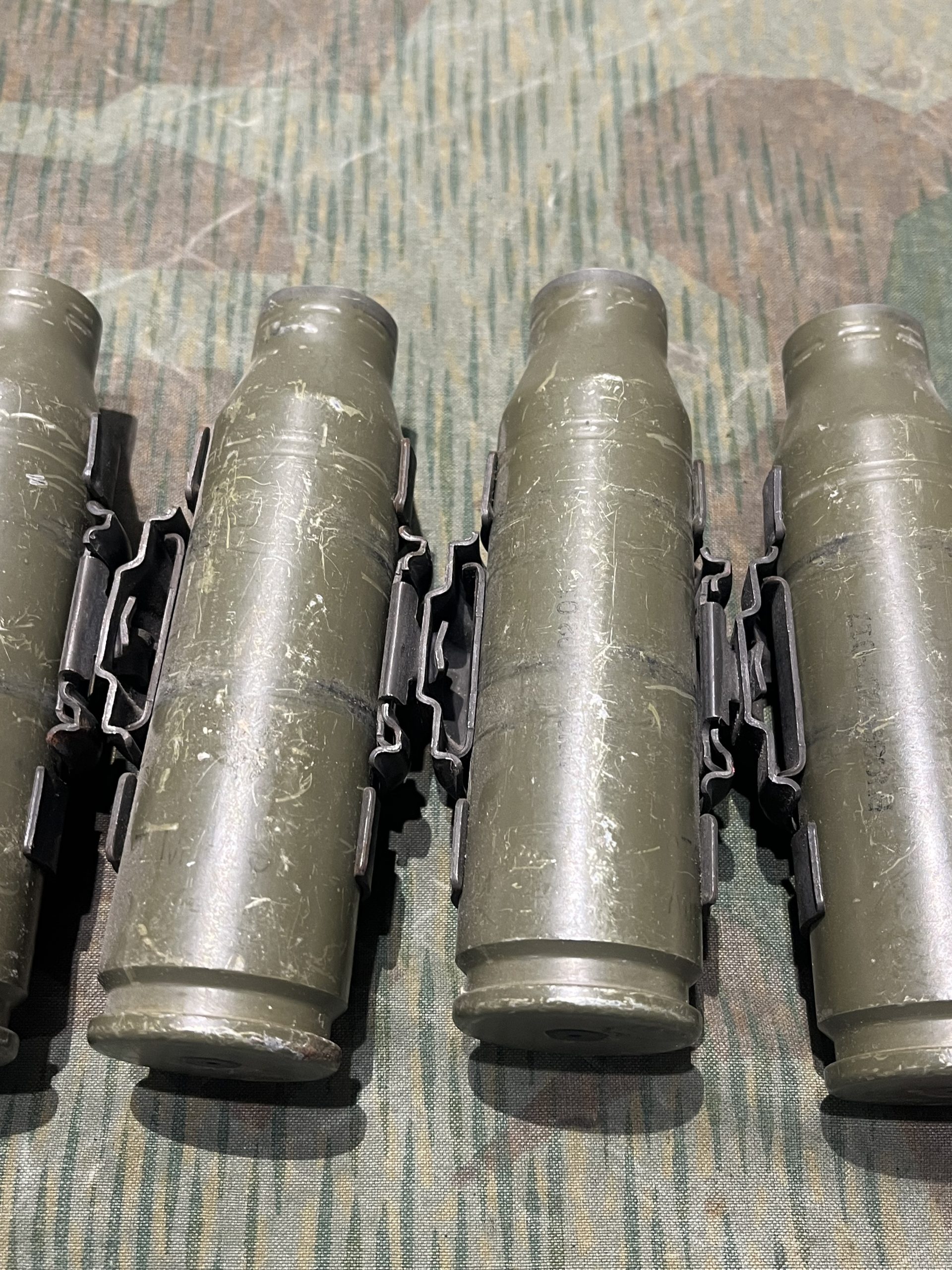 Inert 25mm Bushmaster Spent Rounds w/ Links - Image 5