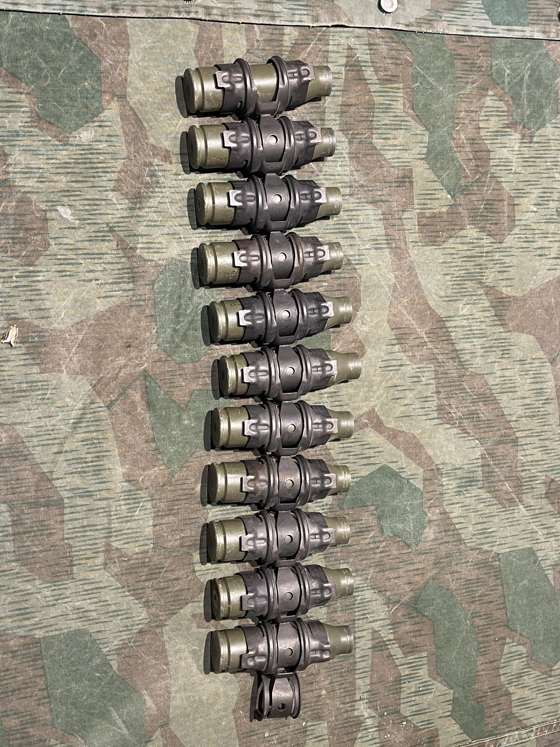 Inert 25mm Bushmaster Spent Rounds w/ Links - Image 12