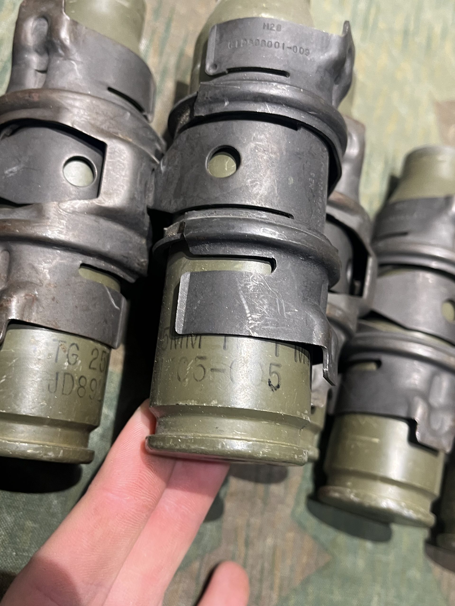Inert 25mm Bushmaster Spent Rounds w/ Links - Image 18