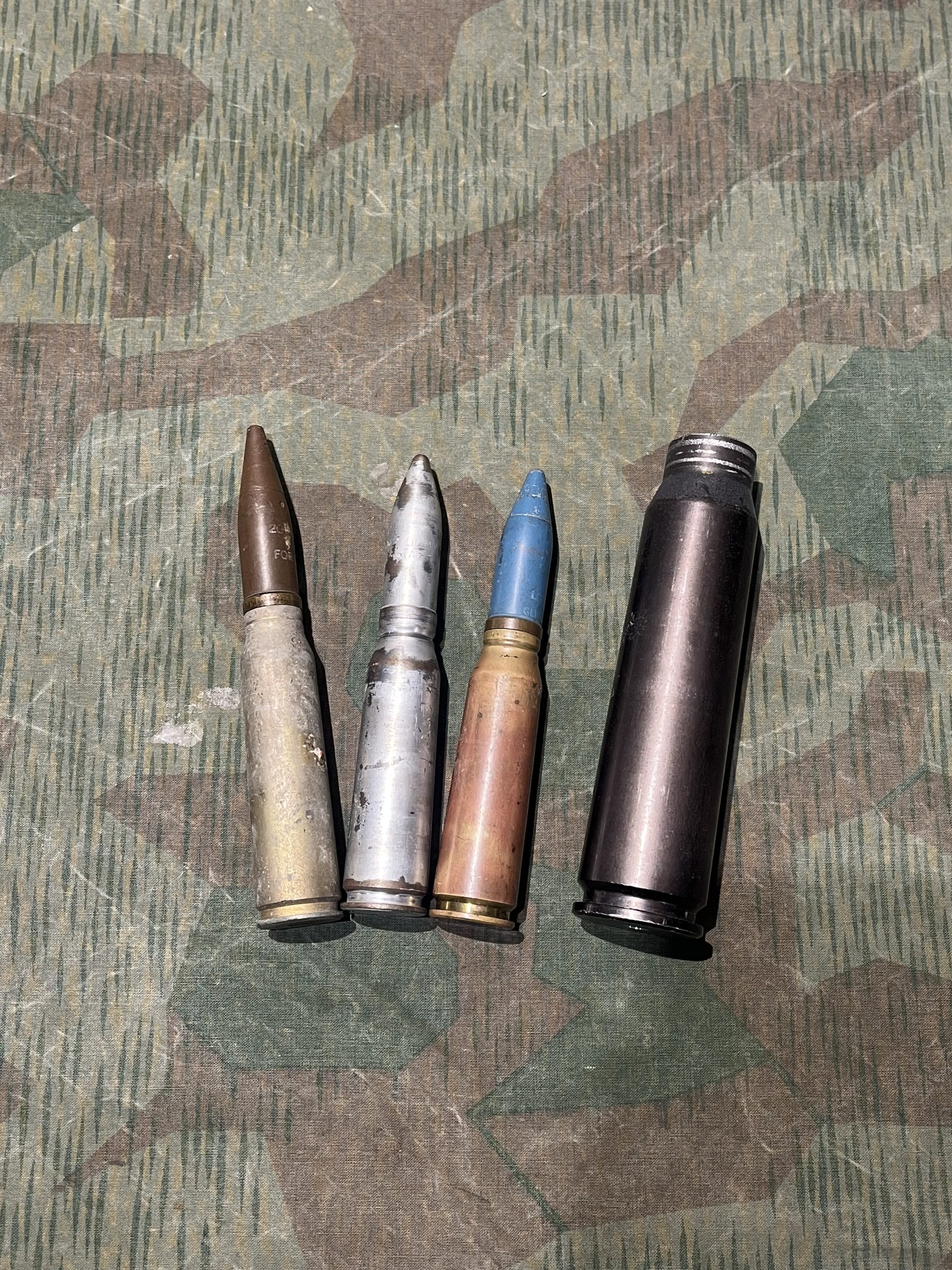 Inert 20mm Rounds Lot of 3