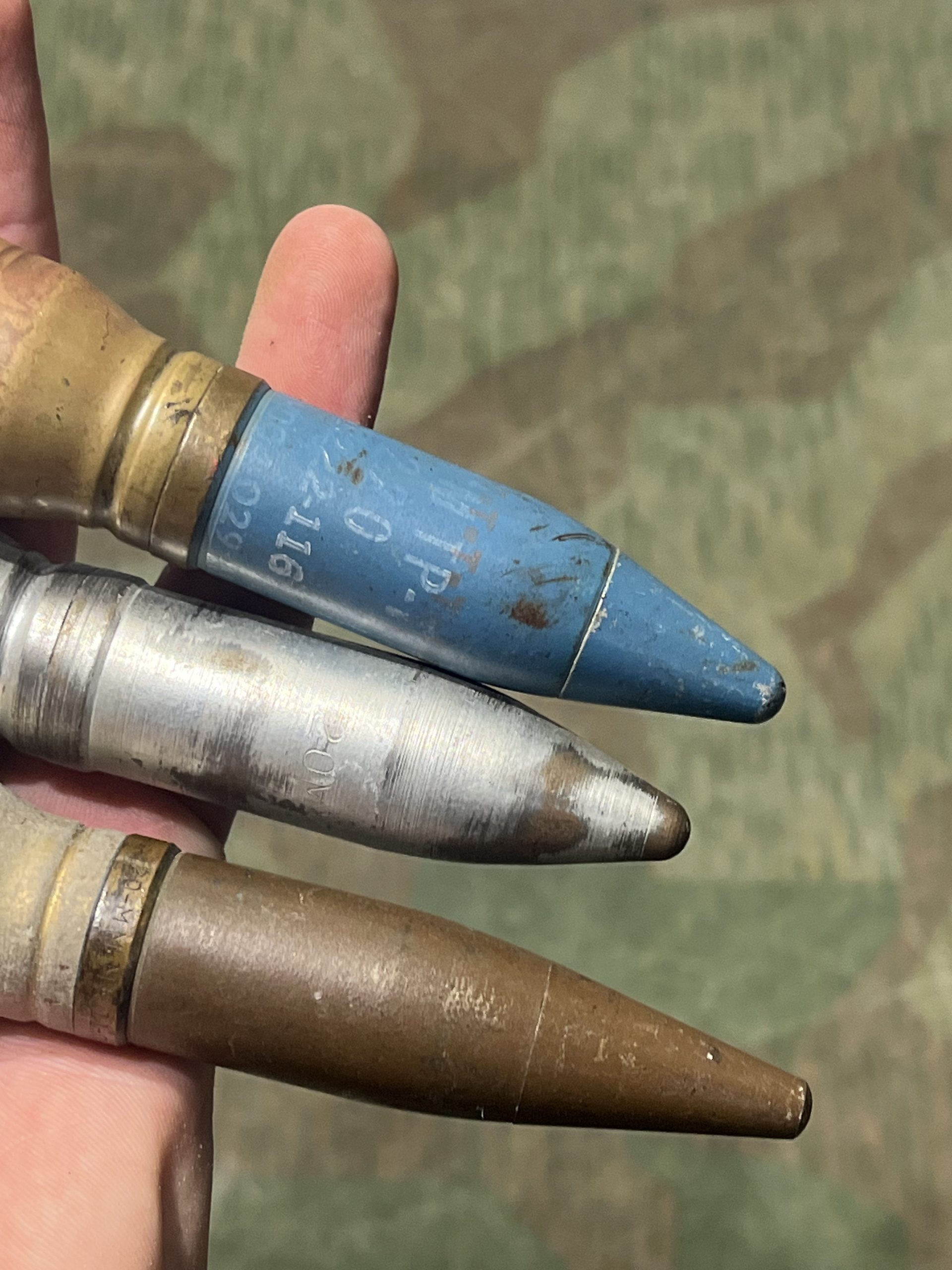 Inert 20mm Rounds Lot of 3 - Image 9