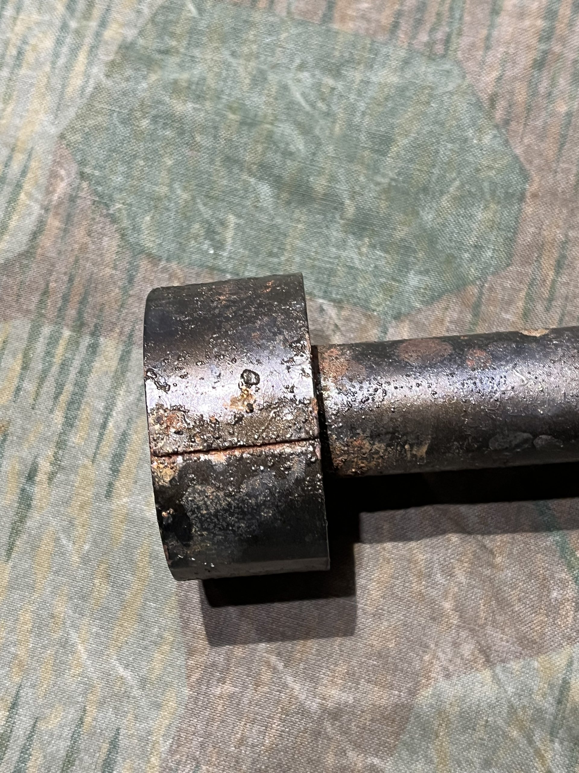 Original U.S. WWII Inert 1945 Dated M1A2 Rifle Grenade Adapter w/ Dummy Grenade - Image 8