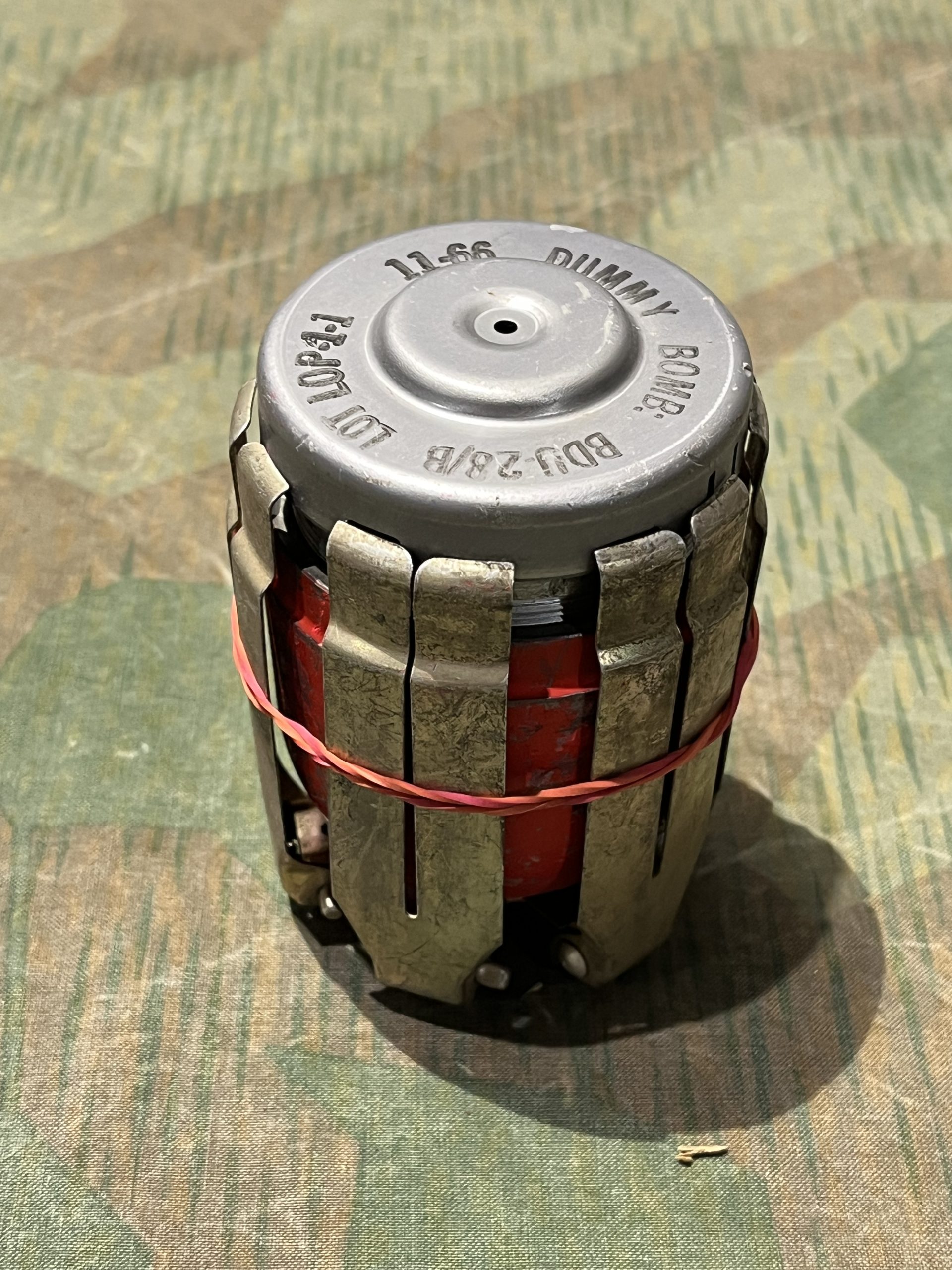 Original U.S. Vietnam War INERT BDU-28/B Training “Dummy” Cluster Bomb - Image 9