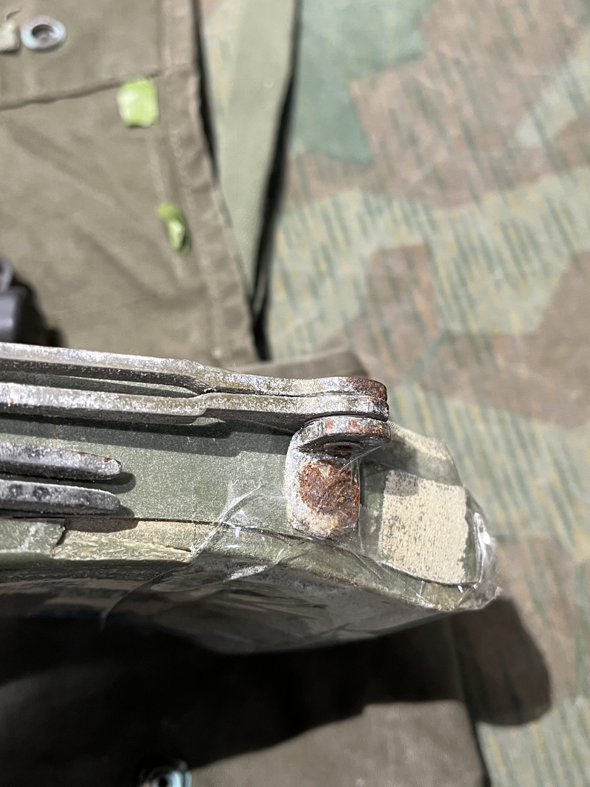 Original U.S. Vietnam War Era M68 Claymore Mine Training Kit with Canvas Carry Bag - Inert - Image 6