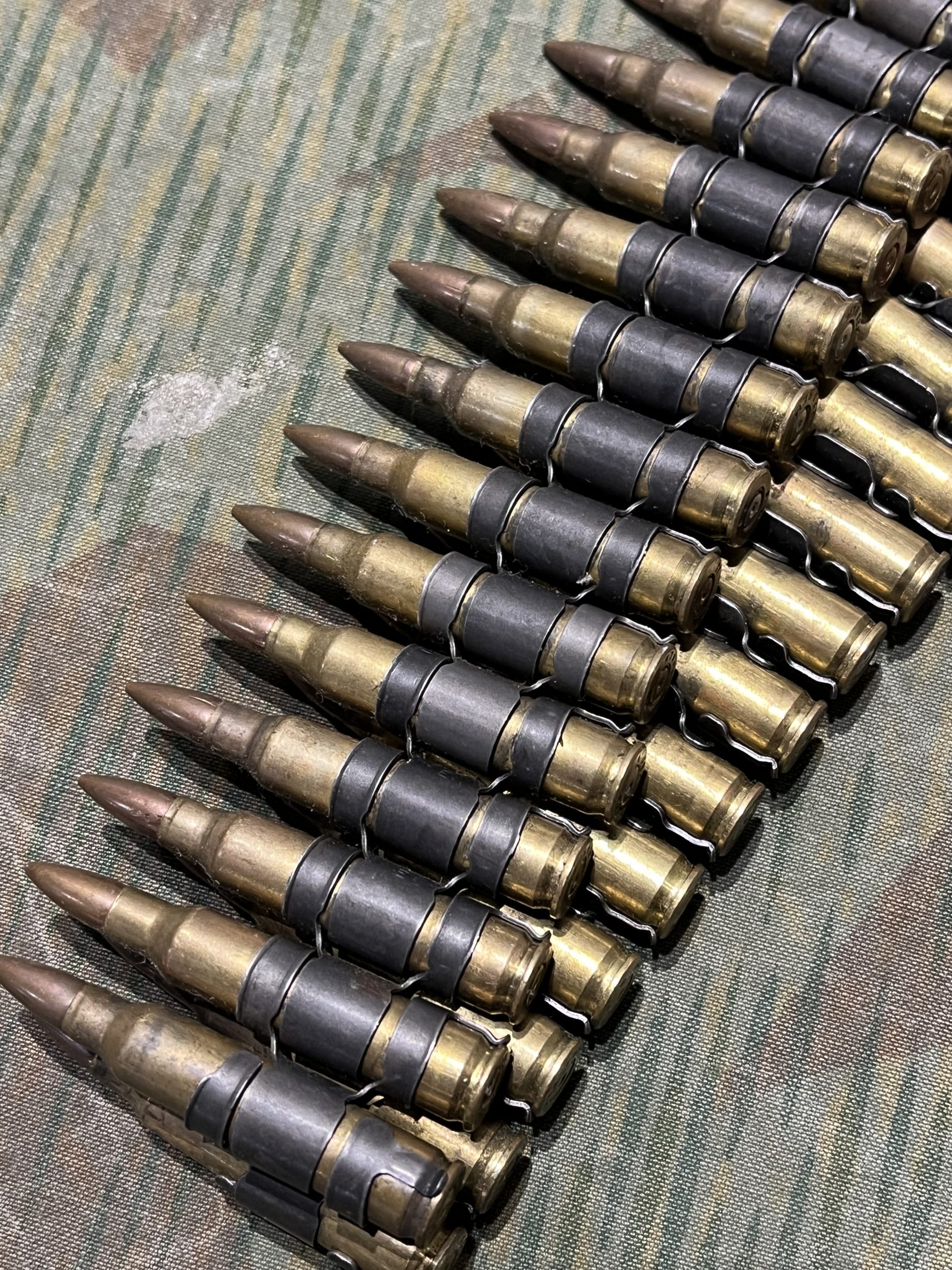 Inert M249 Belt of 5.56 NATO – Spent Primers Remaining Dummy Rounds - Image 8