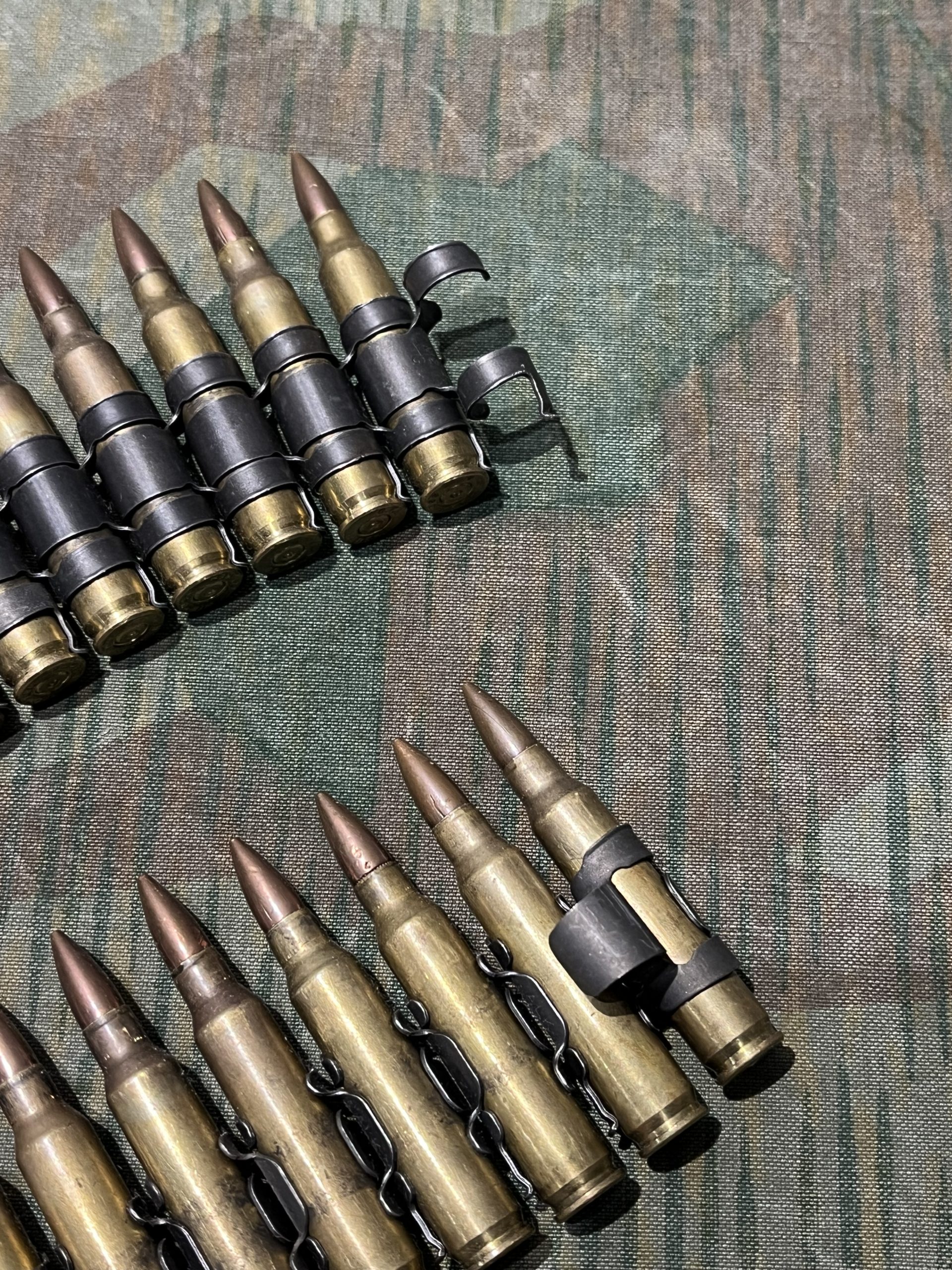 Inert M249 Belt of 5.56 NATO – Spent Primers Remaining Dummy Rounds - Image 5
