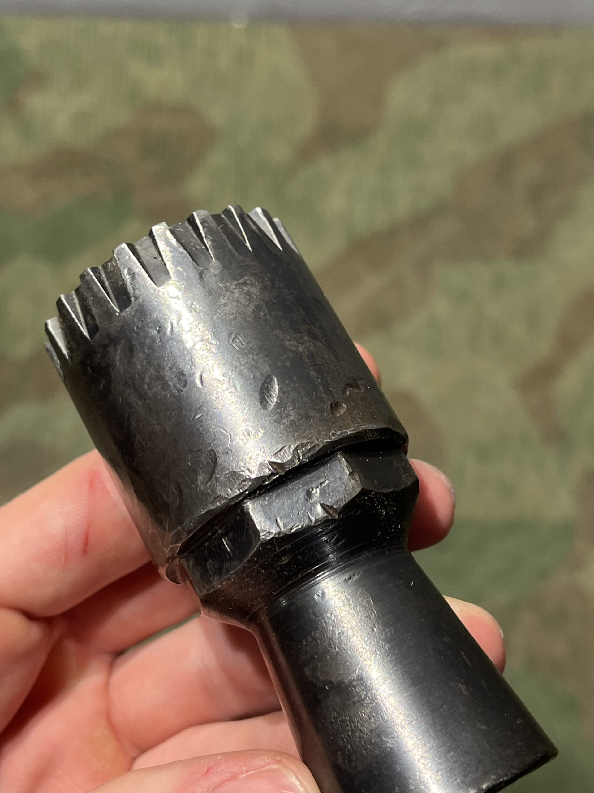 Original WW2 German MG34 Flash Hider - Image 13