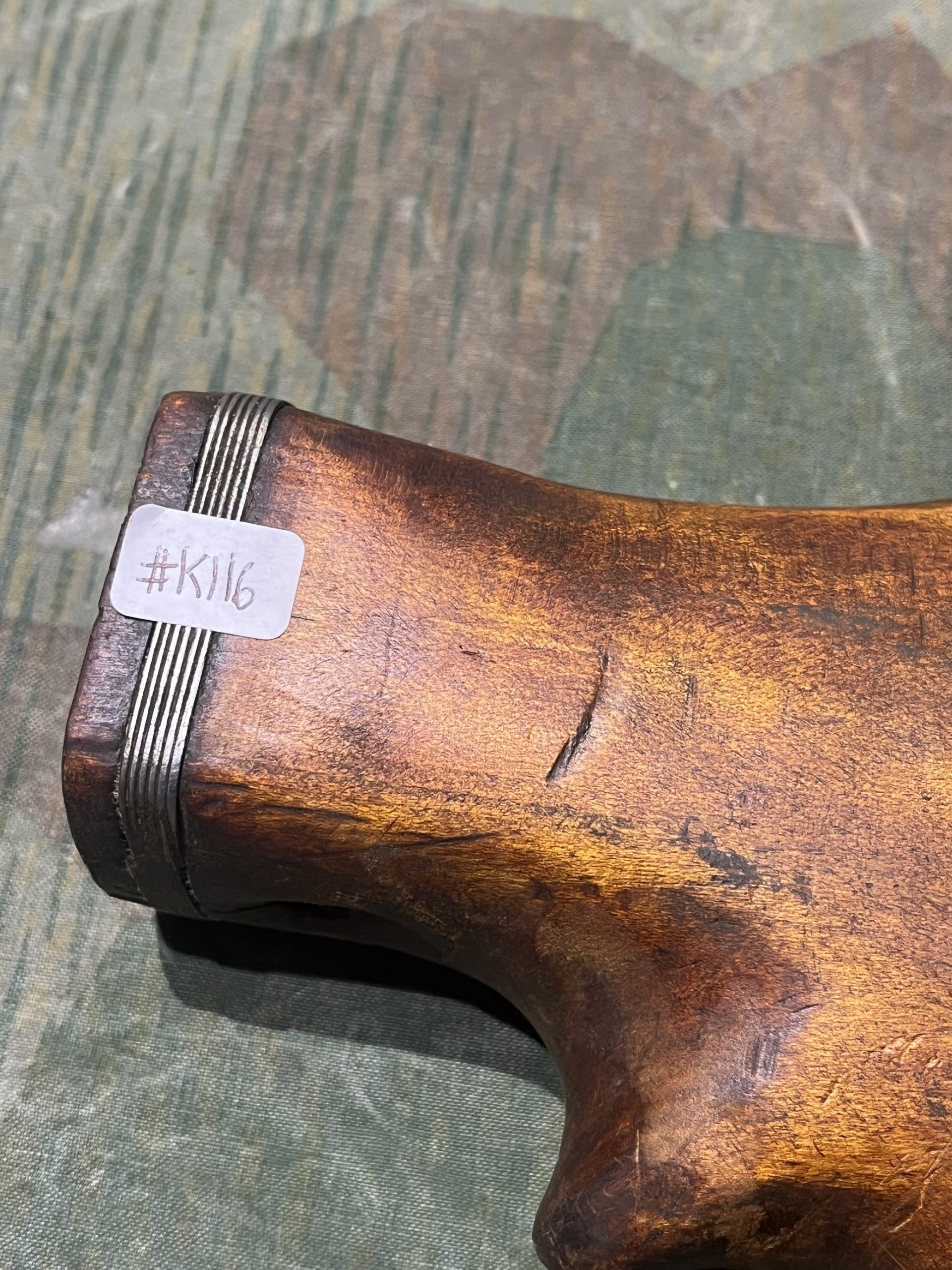 WW2 German Style Yugo Mg42 Wood Butt Stock - Image 2