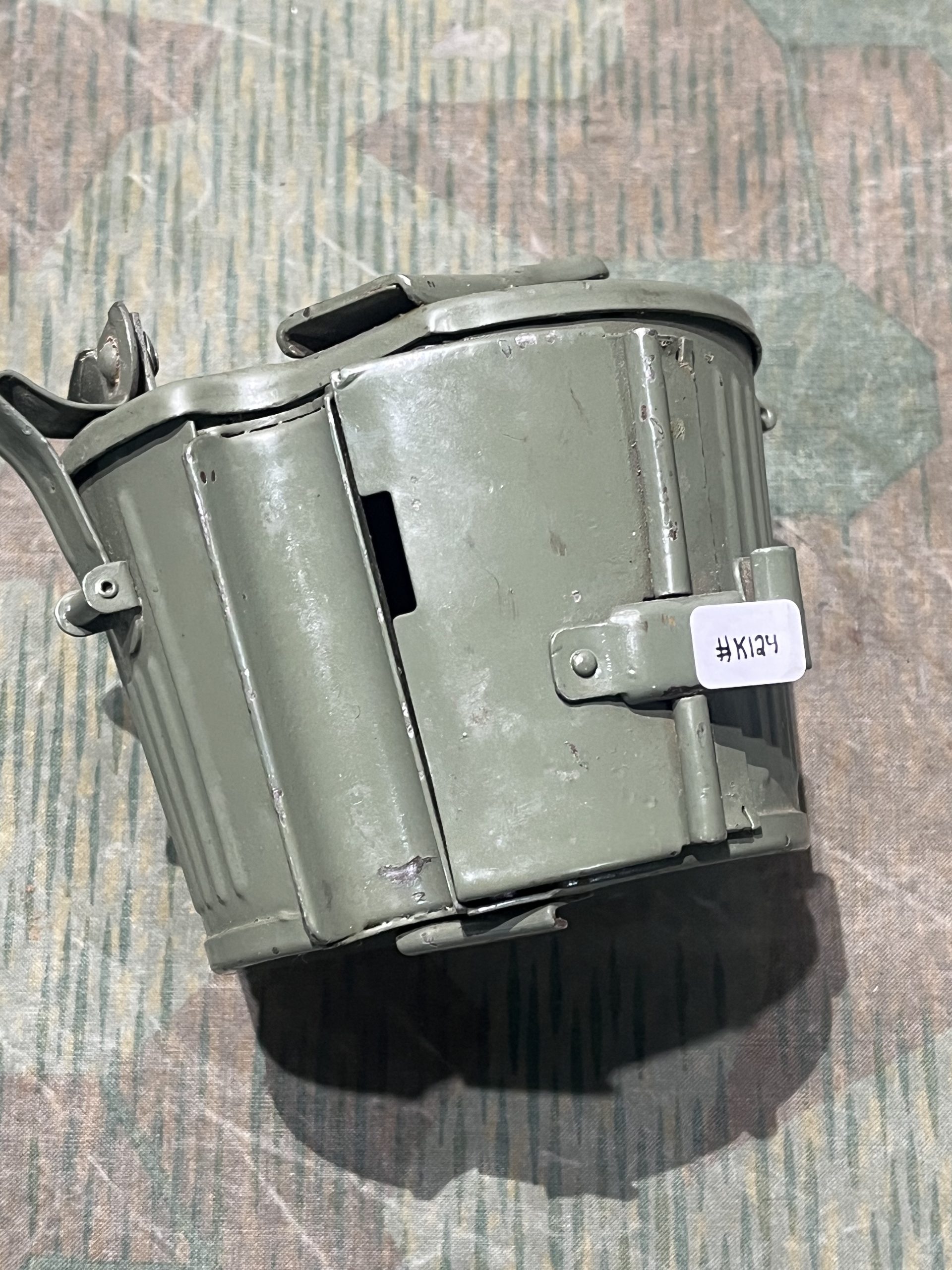 Original WW2 German Mg34 Mg42 Drum Mag Marked DDF Late War Rare Variant - Image 4