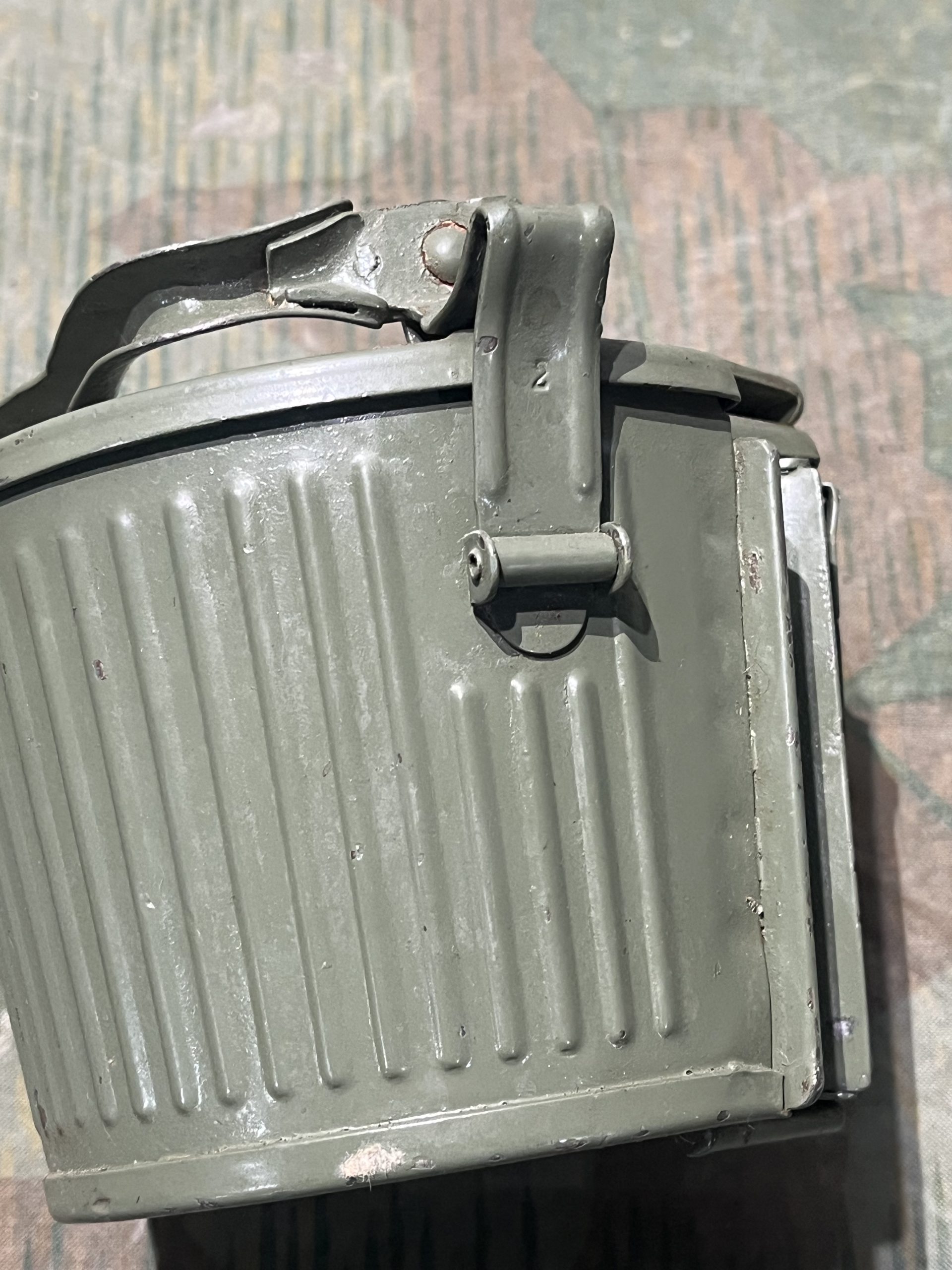 Original WW2 German Mg34 Mg42 Drum Mag Marked DDF Late War Rare Variant - Image 7
