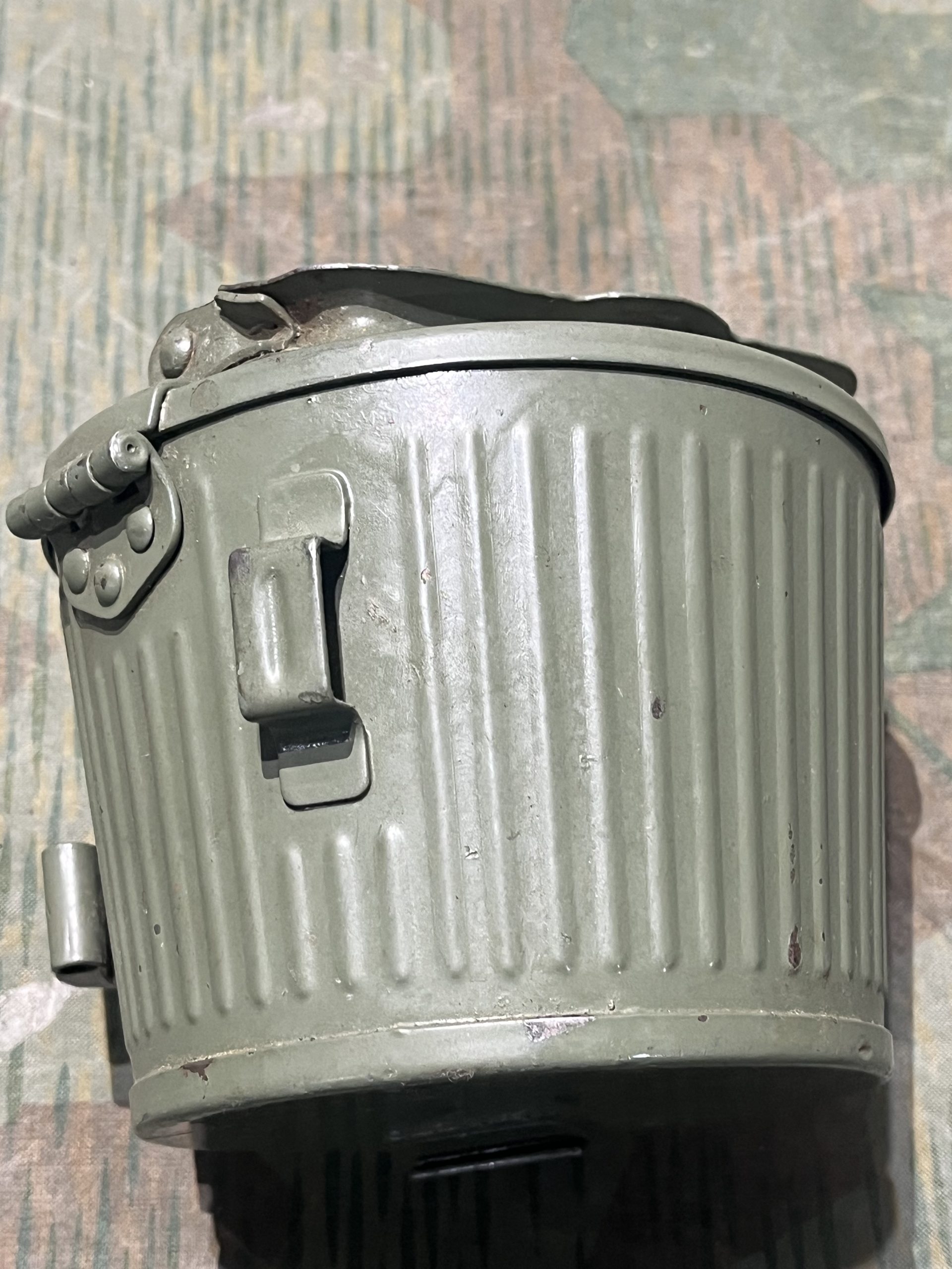 Original WW2 German Mg34 Mg42 Drum Mag Marked DDF Late War Rare Variant - Image 8