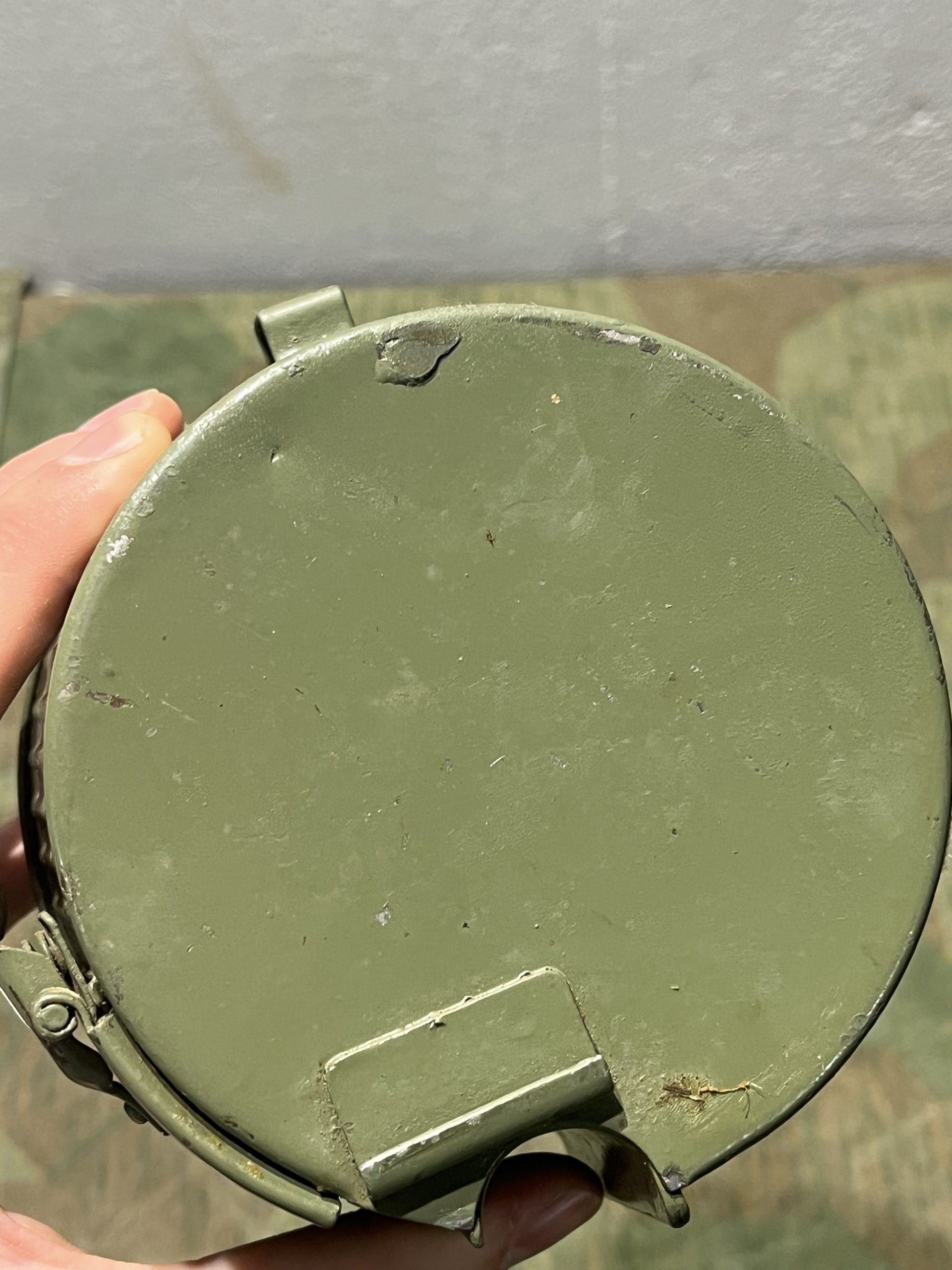 Original WW2 German Mg34 Mg42 Drum Mag Marked DDF Late War Rare Variant - Image 10