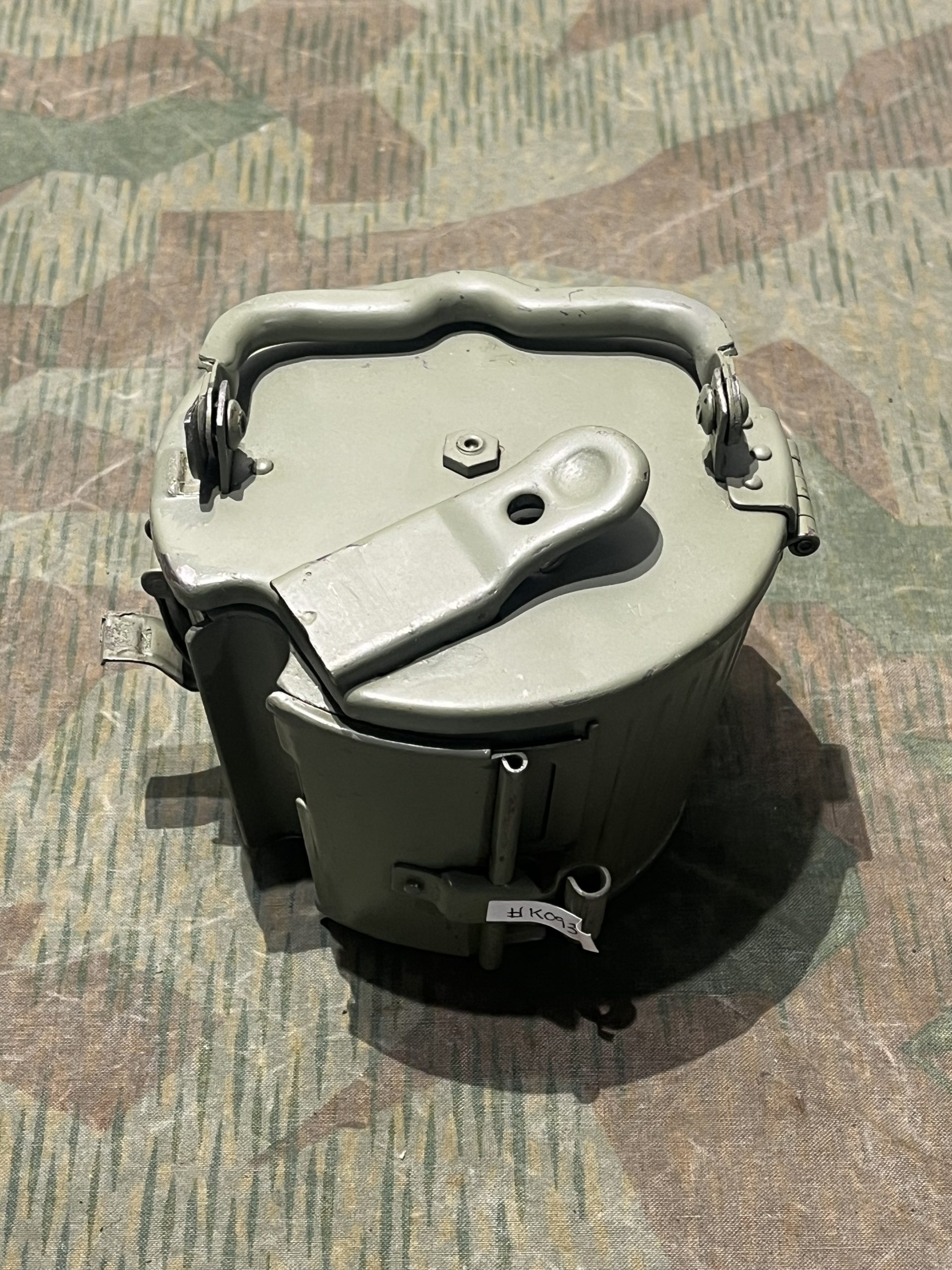 Original WW2 German Mg34 Mg42 Drum Mag Marked HQU 42