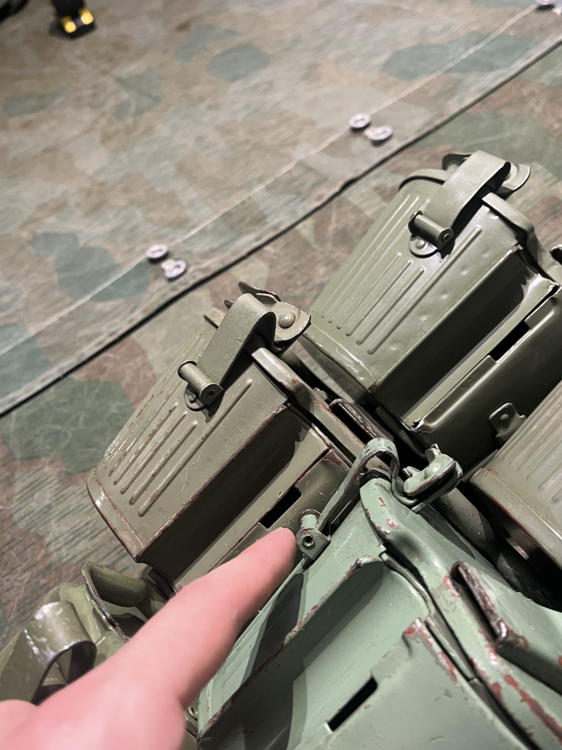 WW2 German Style Yugo Mg34 Mg42 Drum Mag Okay Condition Unmarked 1x Only - Image 8