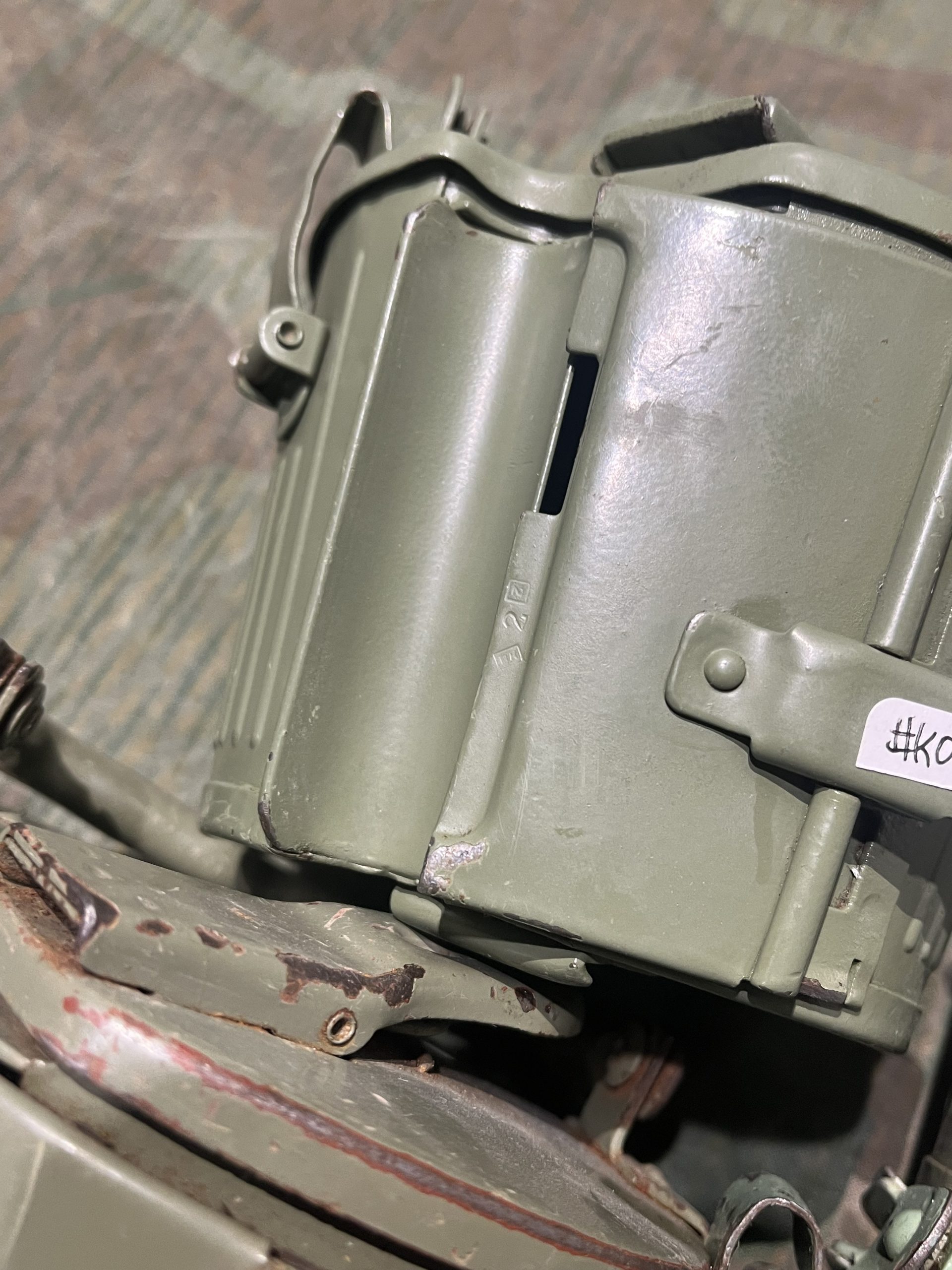 WW2 German Style Yugo Mg34 Mg42 Drum Mag Okay Condition Unmarked 1x Only - Image 13