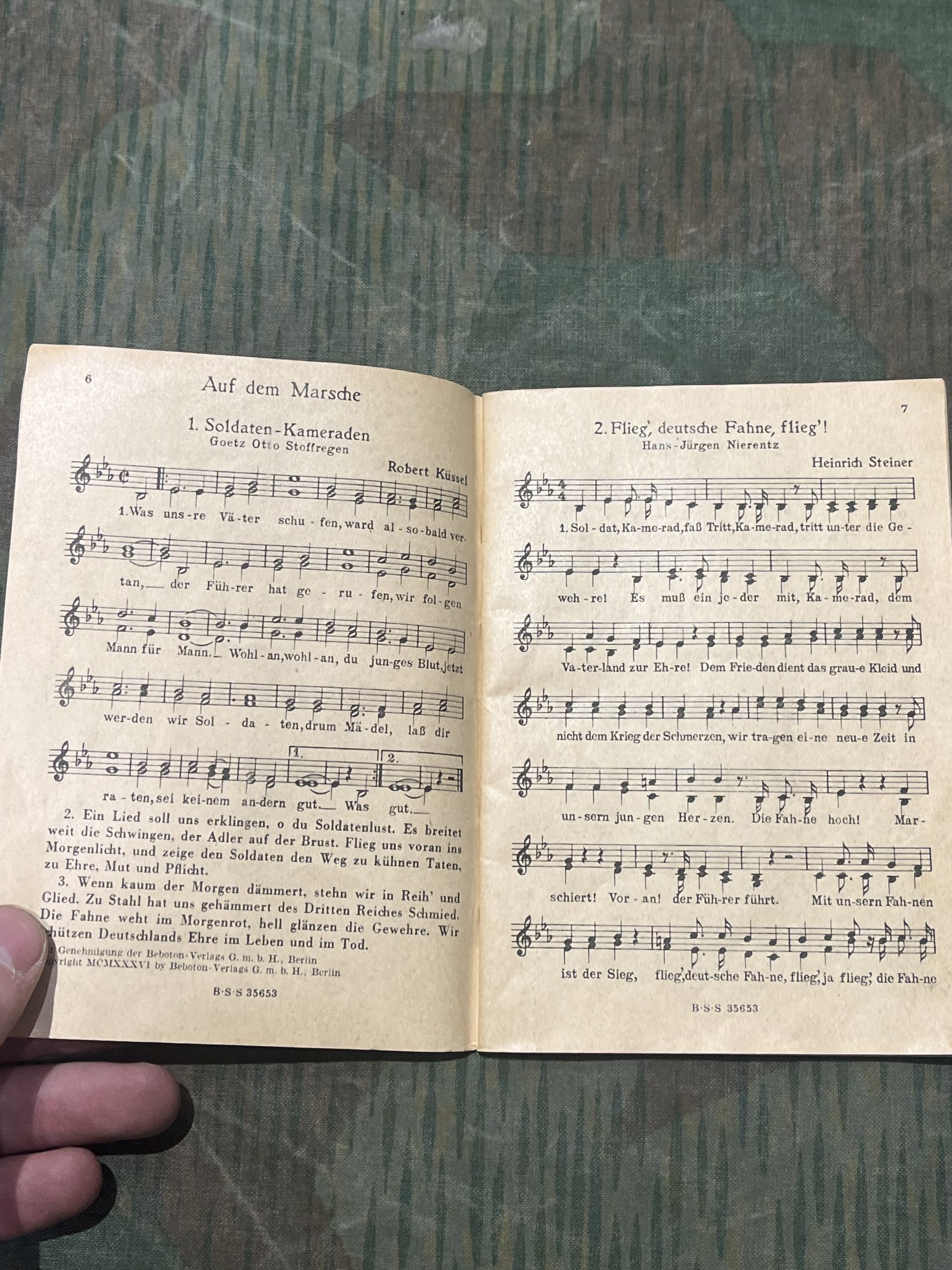 Original WW2 German "Das Neue Soldaten-Liederbuch" Songbook - Image 4
