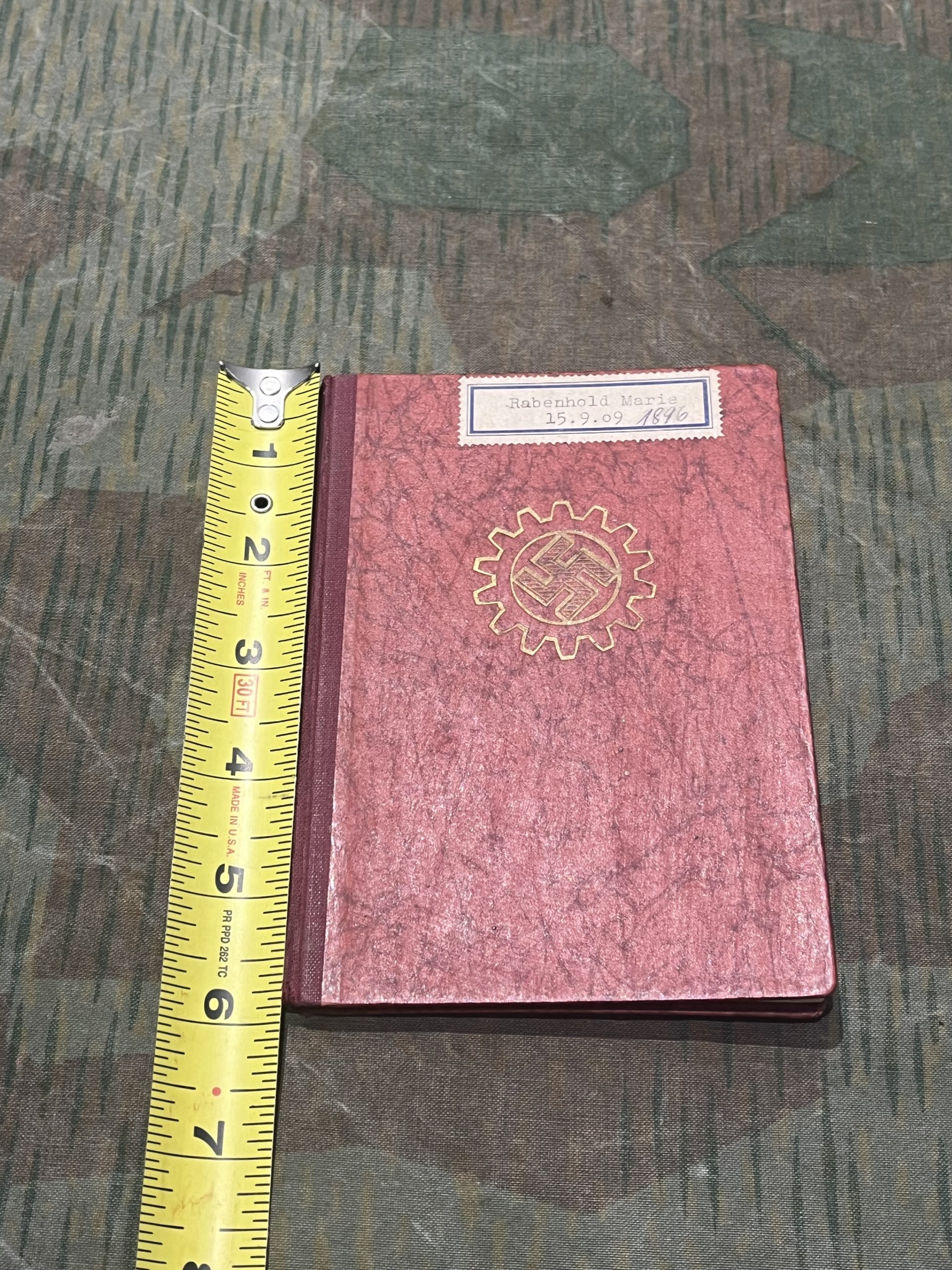 Original WW2 German Deutsche Arbeitsfront (DAF) Membership Book - Image 18