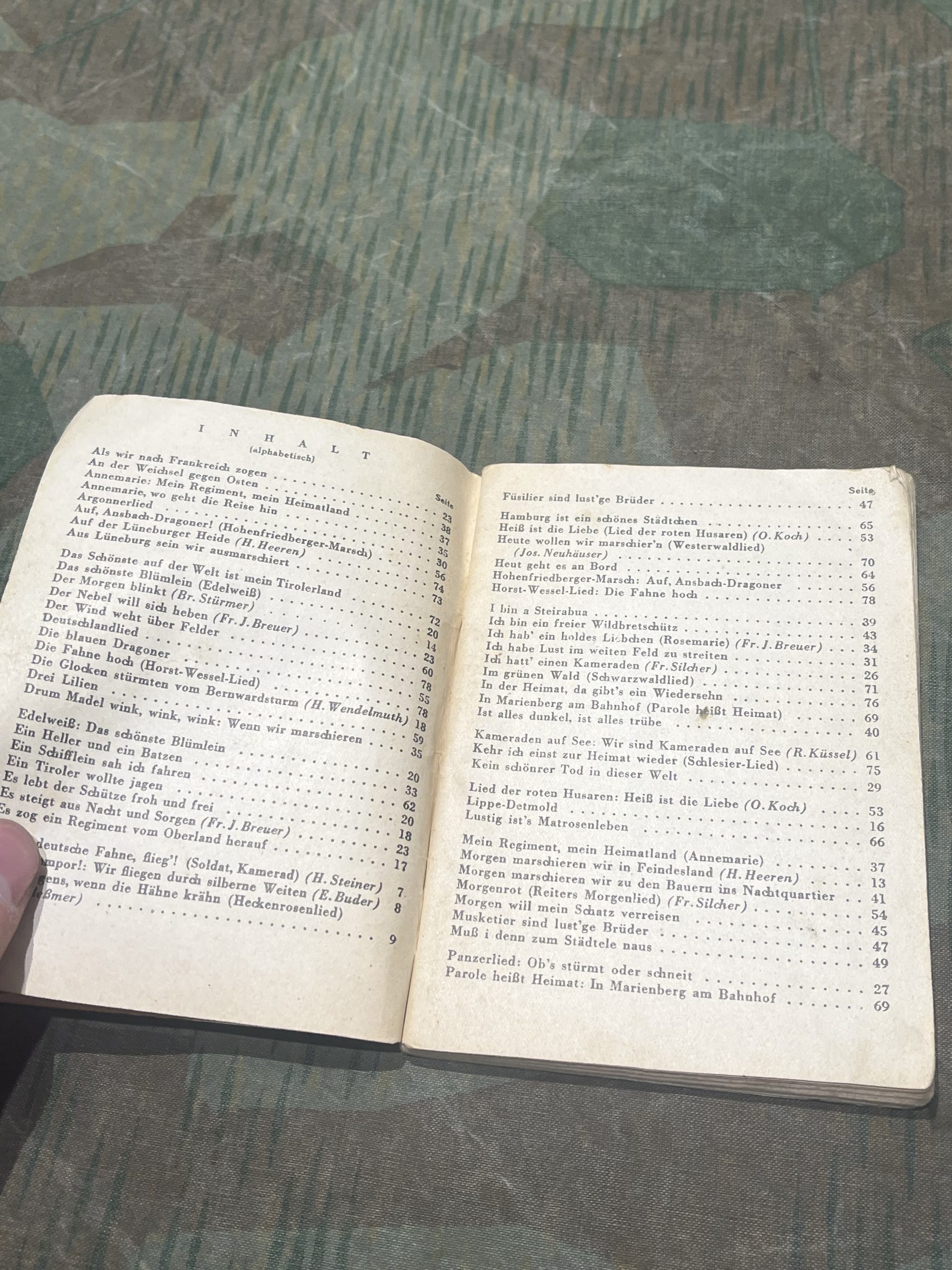 Original WW2 German "Das Neue Soldaten-Liederbuch" Songbook #2 - Image 3