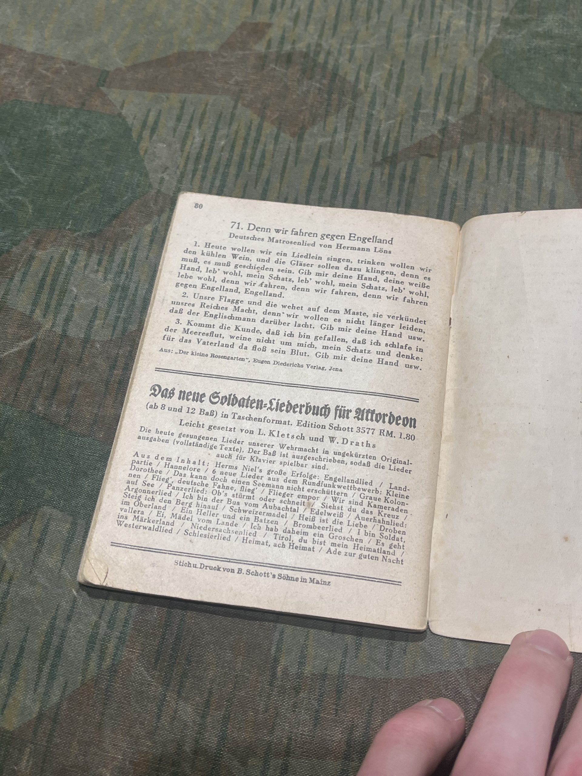 Original WW2 German "Das Neue Soldaten-Liederbuch" Songbook #2 - Image 6
