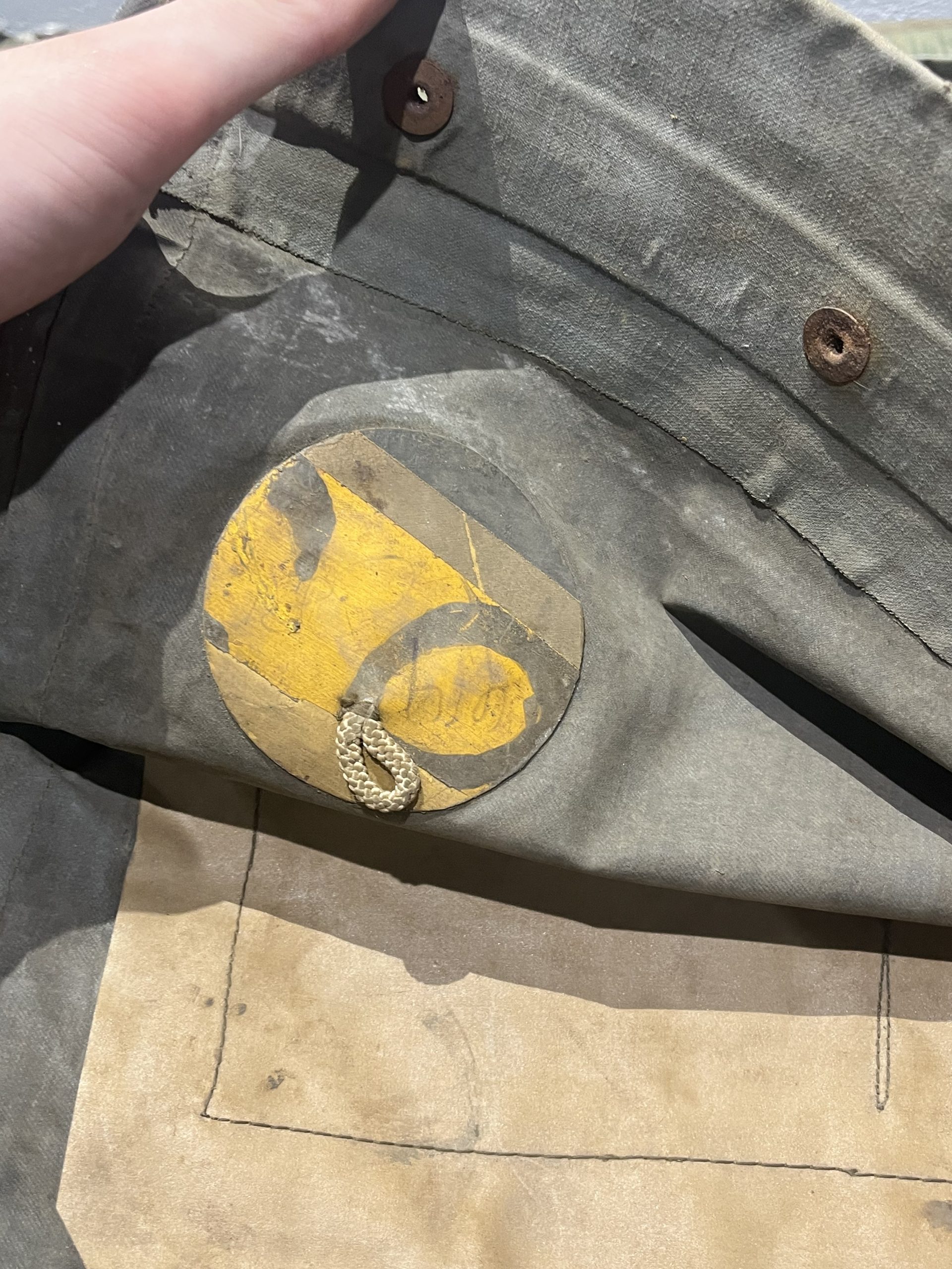 WW2 German Kriegsmarine Pack Hull Casing Packhülle for Inflatable Marine-Einmann Rubber Boat (Schlauchboot). - Image 6
