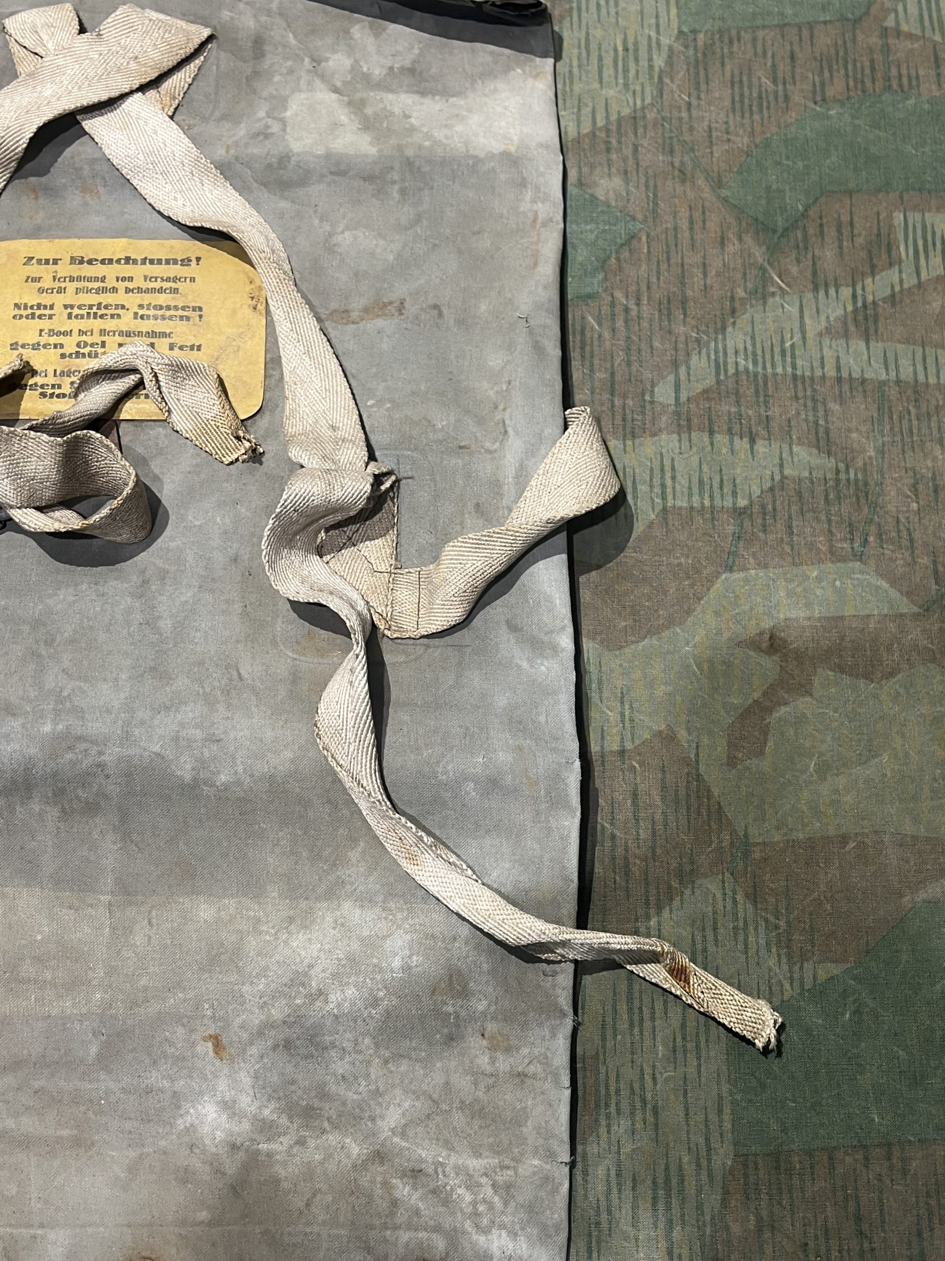 WW2 German Kriegsmarine Pack Hull Casing Packhülle for Inflatable Marine-Einmann Rubber Boat (Schlauchboot). - Image 9