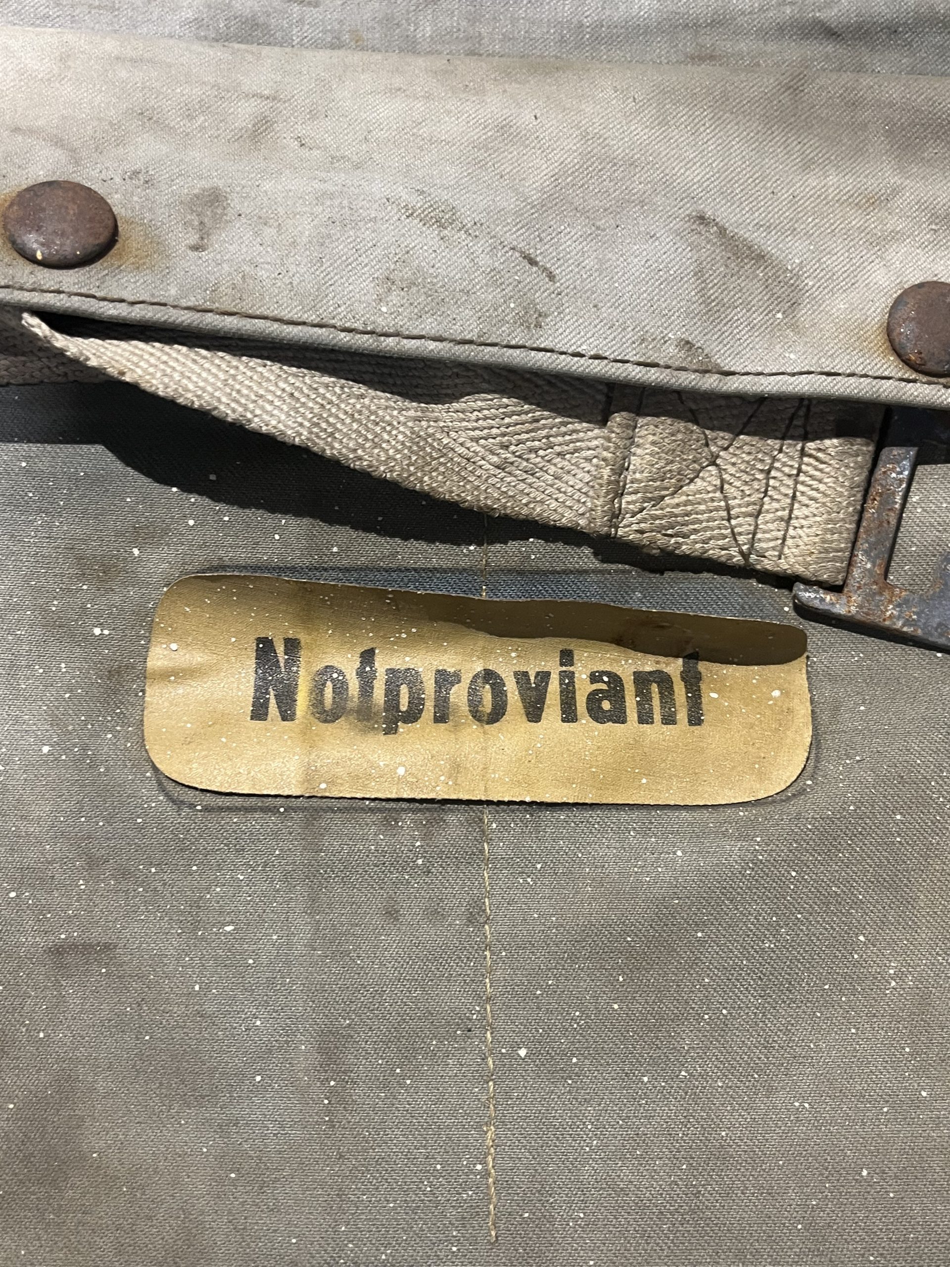 WW2 German Kriegsmarine Pack Hull Casing Packhülle for Inflatable Marine-Einmann Rubber Boat (Schlauchboot). - Image 15