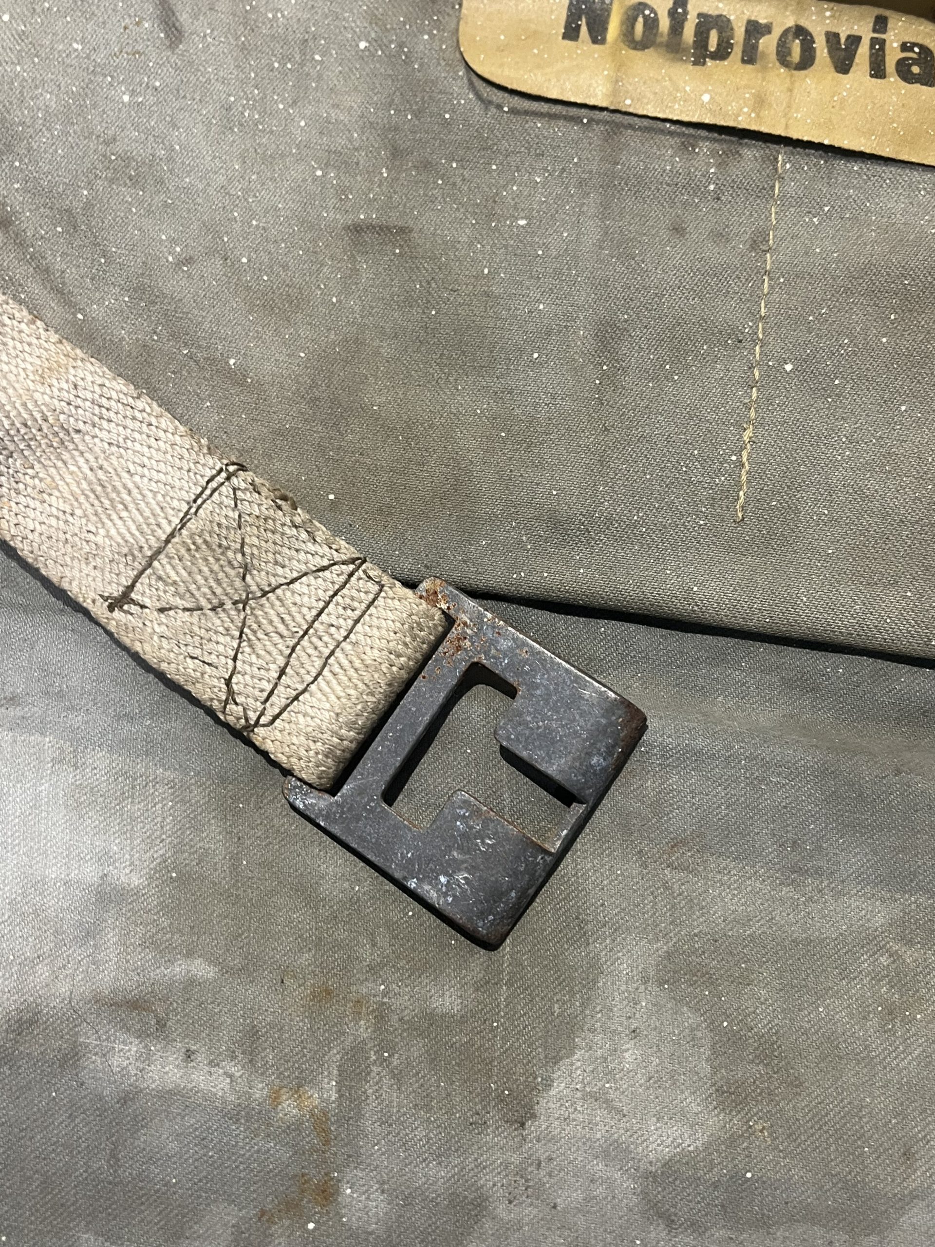 WW2 German Kriegsmarine Pack Hull Casing Packhülle for Inflatable Marine-Einmann Rubber Boat (Schlauchboot). - Image 16