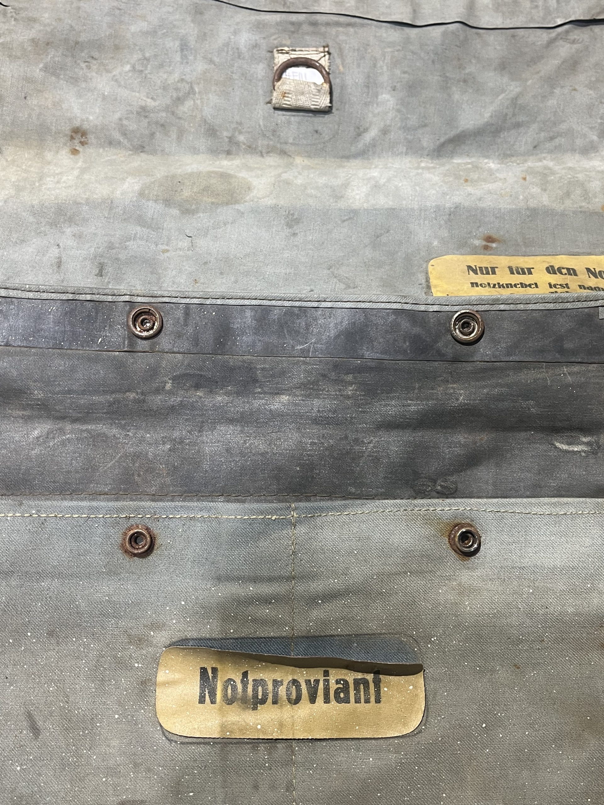 WW2 German Kriegsmarine Pack Hull Casing Packhülle for Inflatable Marine-Einmann Rubber Boat (Schlauchboot). - Image 17