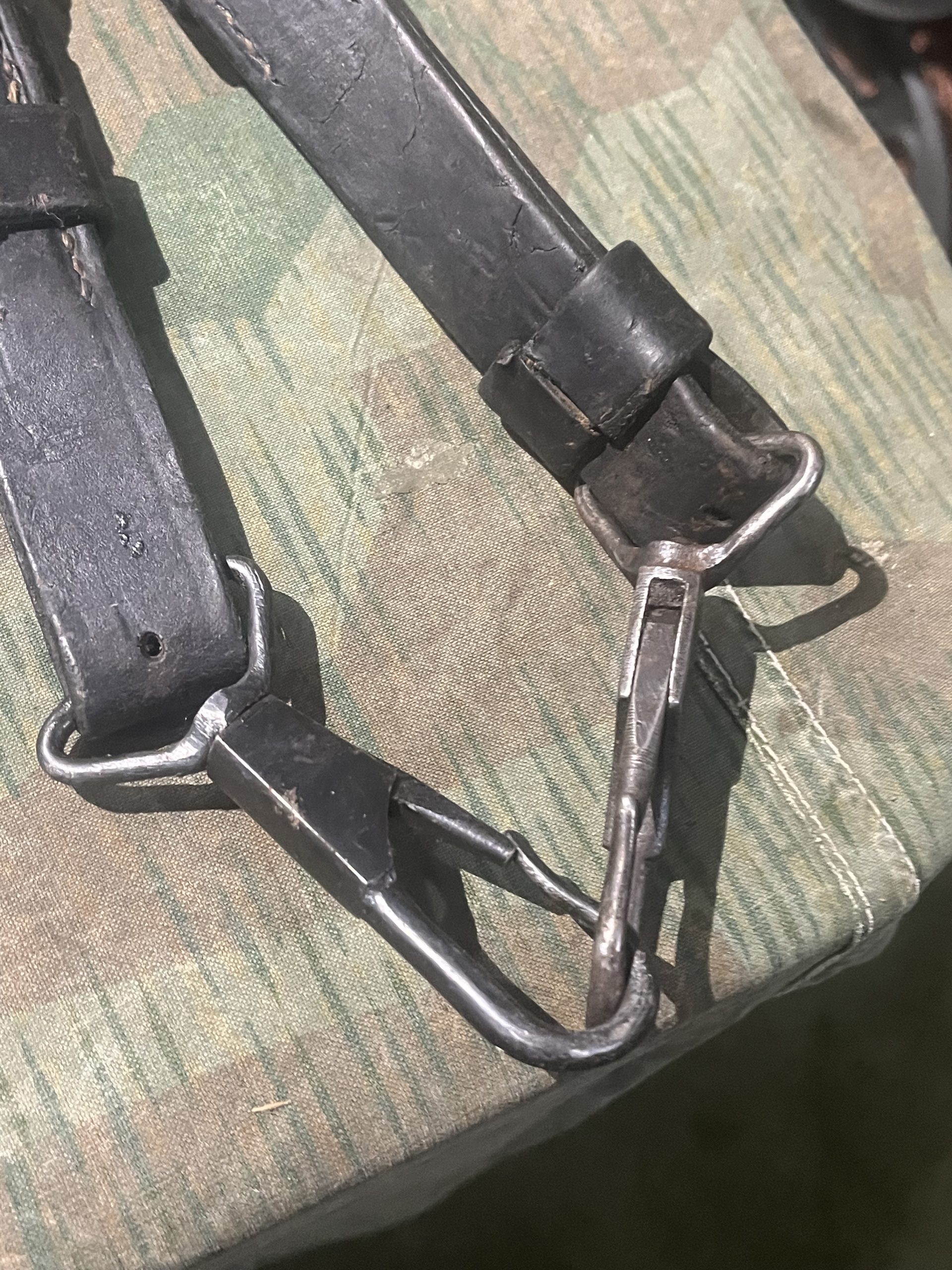 WW2 German Style Mg34 Mg42 Lafette Tripod Leather Shoulder Strap Pair - Image 30