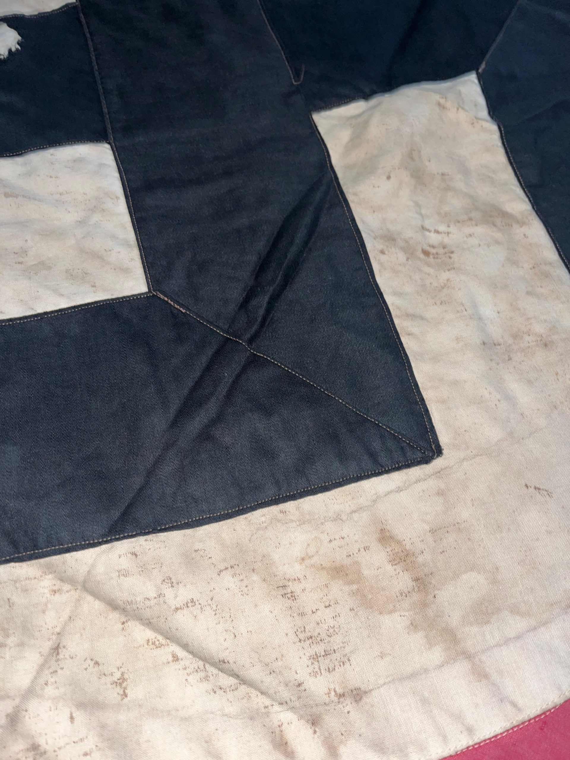 Original WW2 German NSDAP Building Banner / Flag 7-1/2ft x 4ft - Image 18