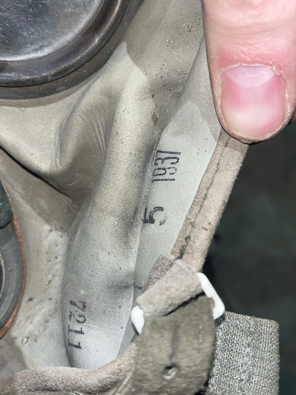 Original WW2 German GM30 Gas Mask, Filter, & Canister Marked 1935 - Image 13