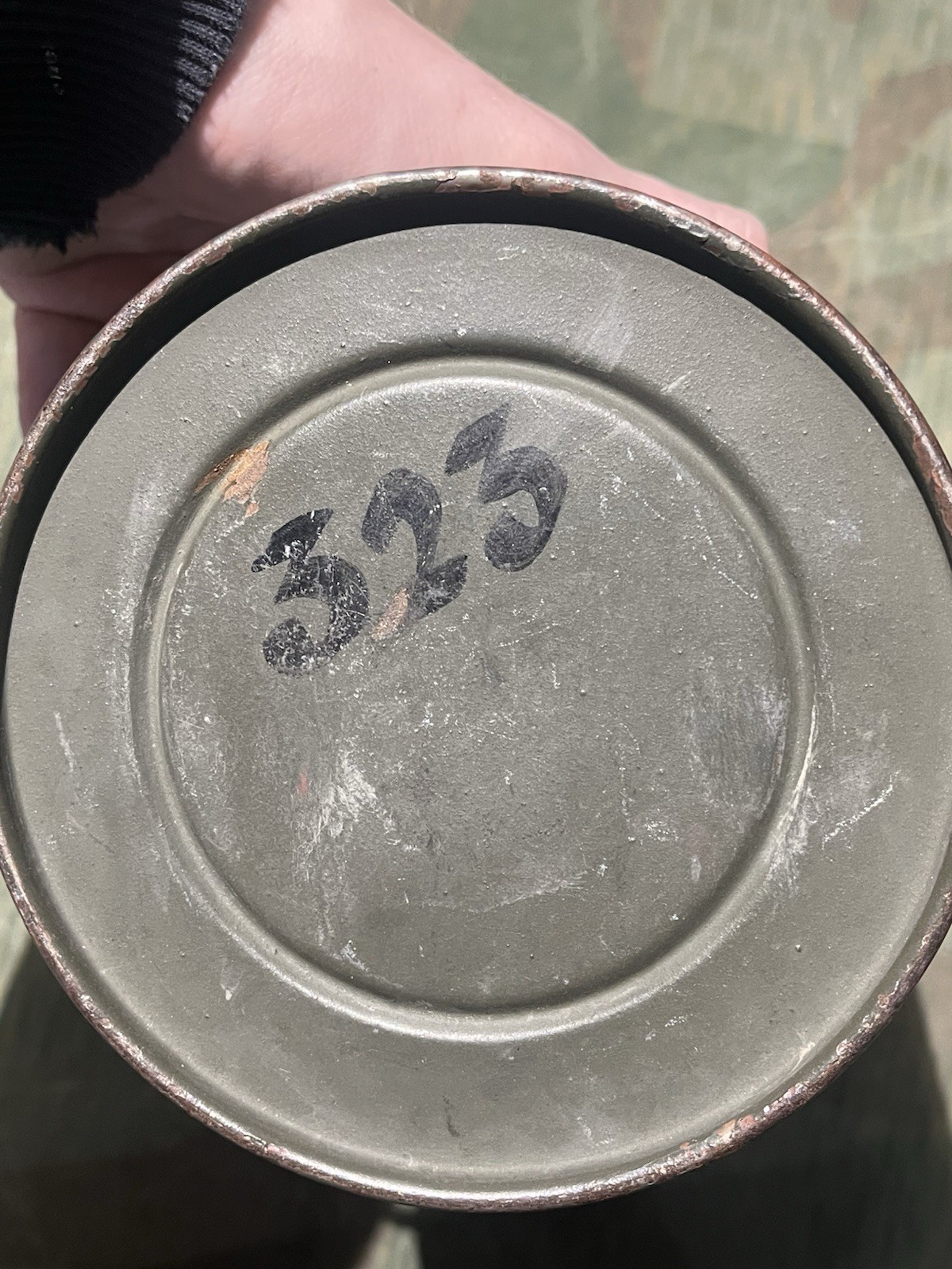 Original WW2 German GM30 Gas Mask, Filter, & Canister Marked 1935 - Image 21
