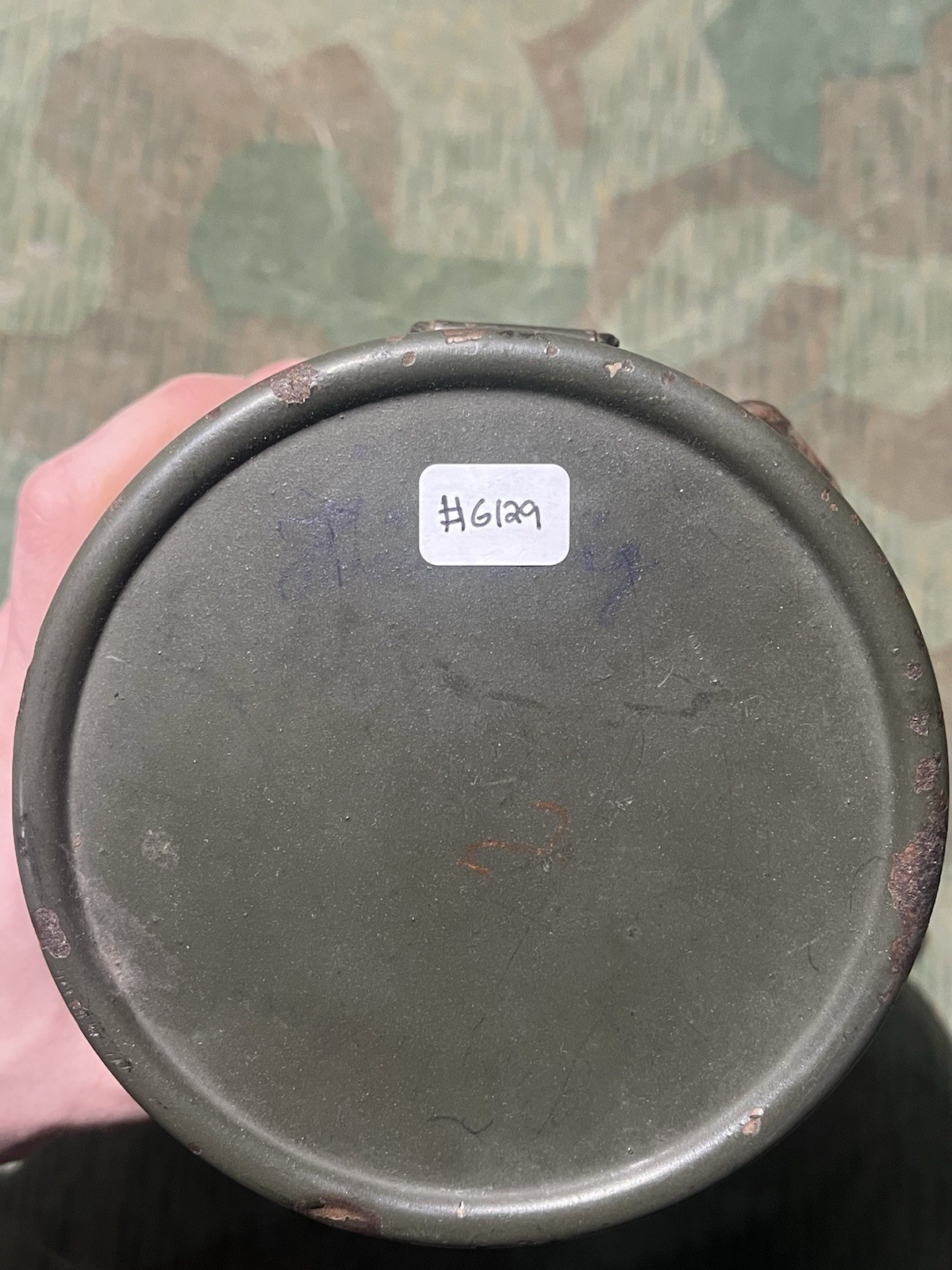 Original WW2 German GM30 Gas Mask, Filter, & Canister Marked 1935 - Image 22