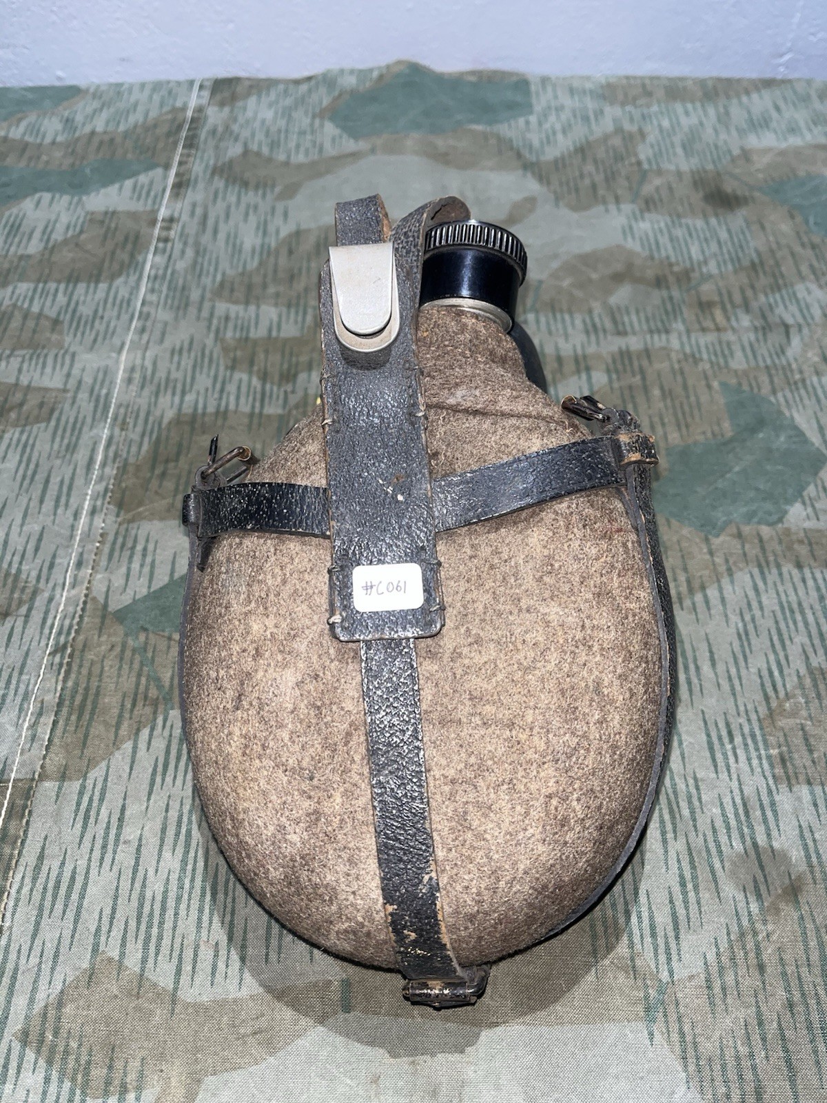 Original WW2 German Uniform M31 Medic Style Canteen Marked ESB 42 - Image 9