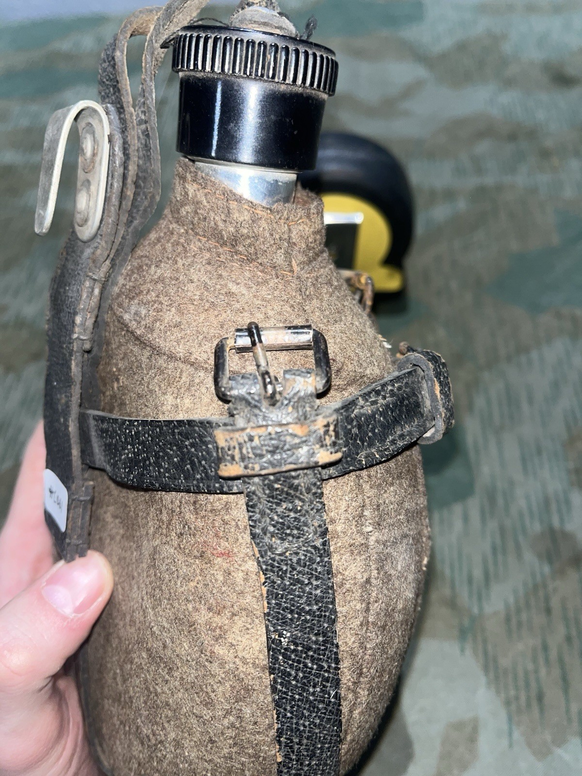 Original WW2 German Uniform M31 Medic Style Canteen Marked ESB 42 - Image 11