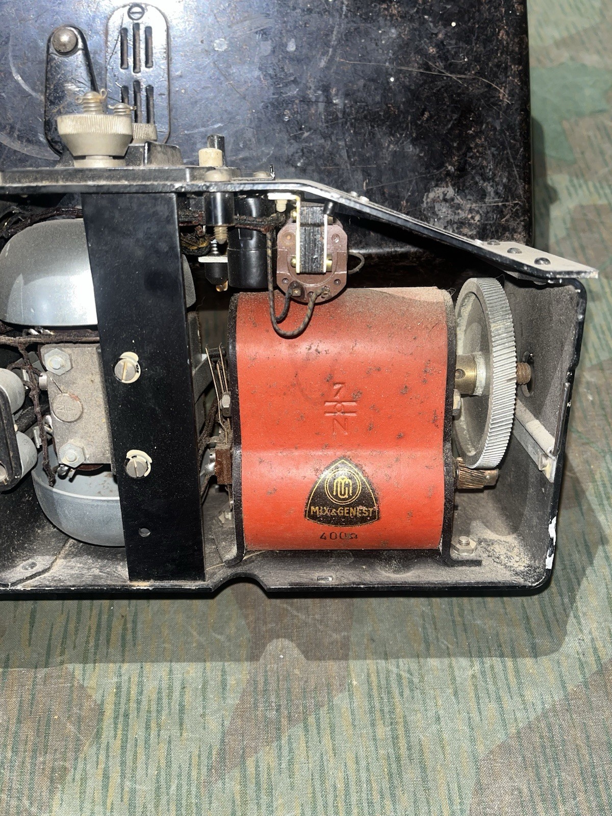 Original WW2 German FF33 Field Phone Telephone Marked Mix&Genst Parts Kit - Image 2