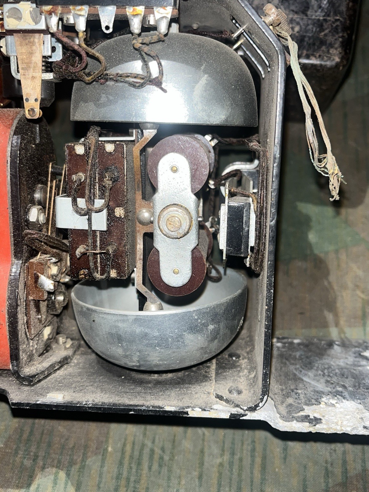 Original WW2 German FF33 Field Phone Telephone Marked Mix&Genst Parts Kit - Image 9