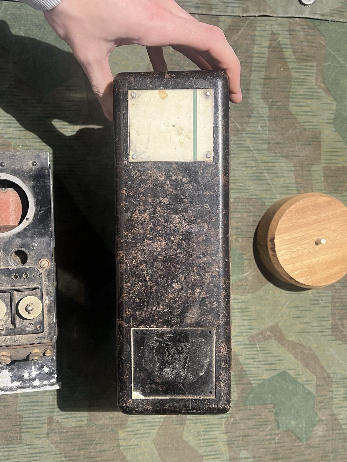 Original WW2 German FF33 Field Phone Telephone Marked Mix&Genst Parts Kit - Image 11