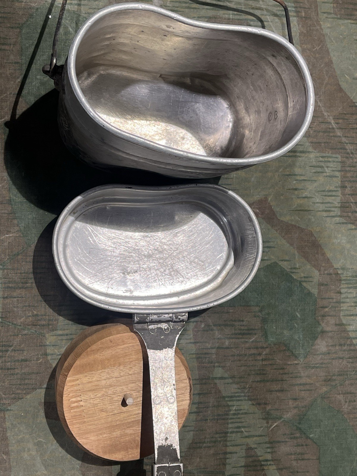 Original Post WW1 / Pre WW2 German M1910 Mess Tin Kit SMM28 Matching - Image 15