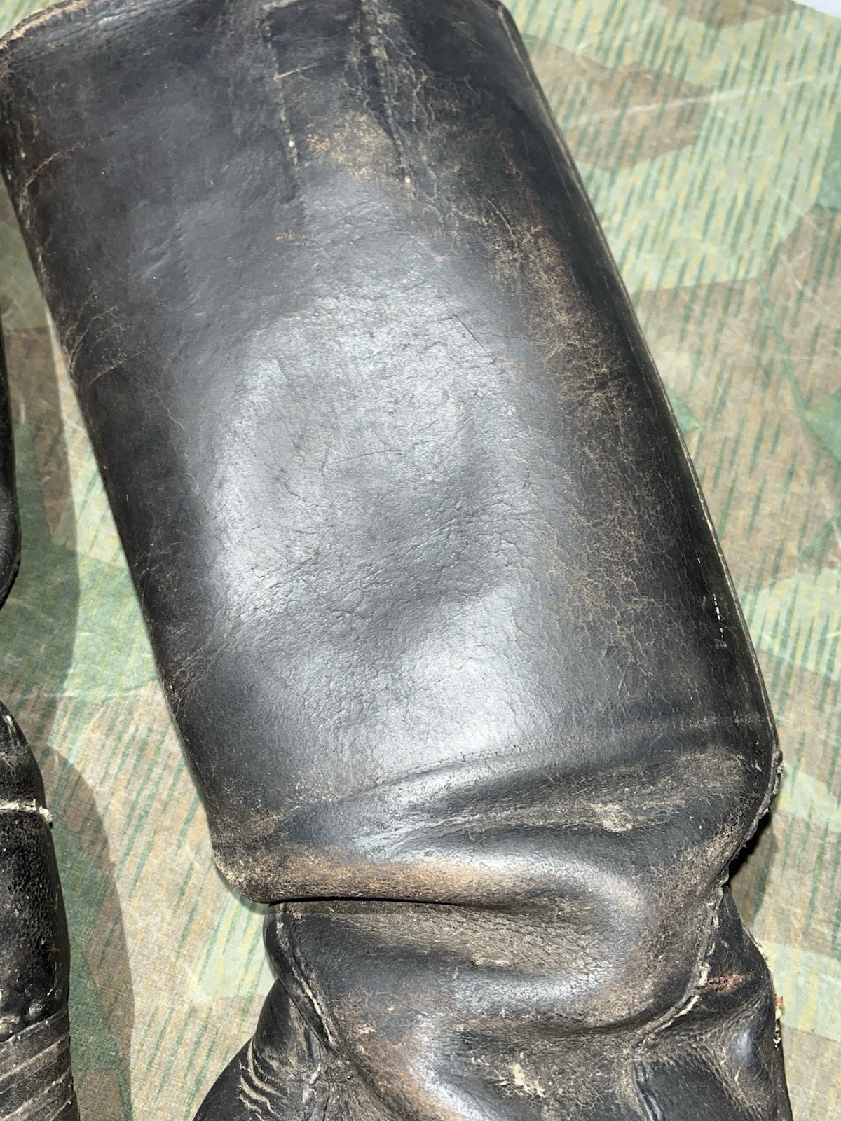 Size 8 Original WW2 German Uniform Combat / Marching Jack Boots w/ Hobnails - Image 4
