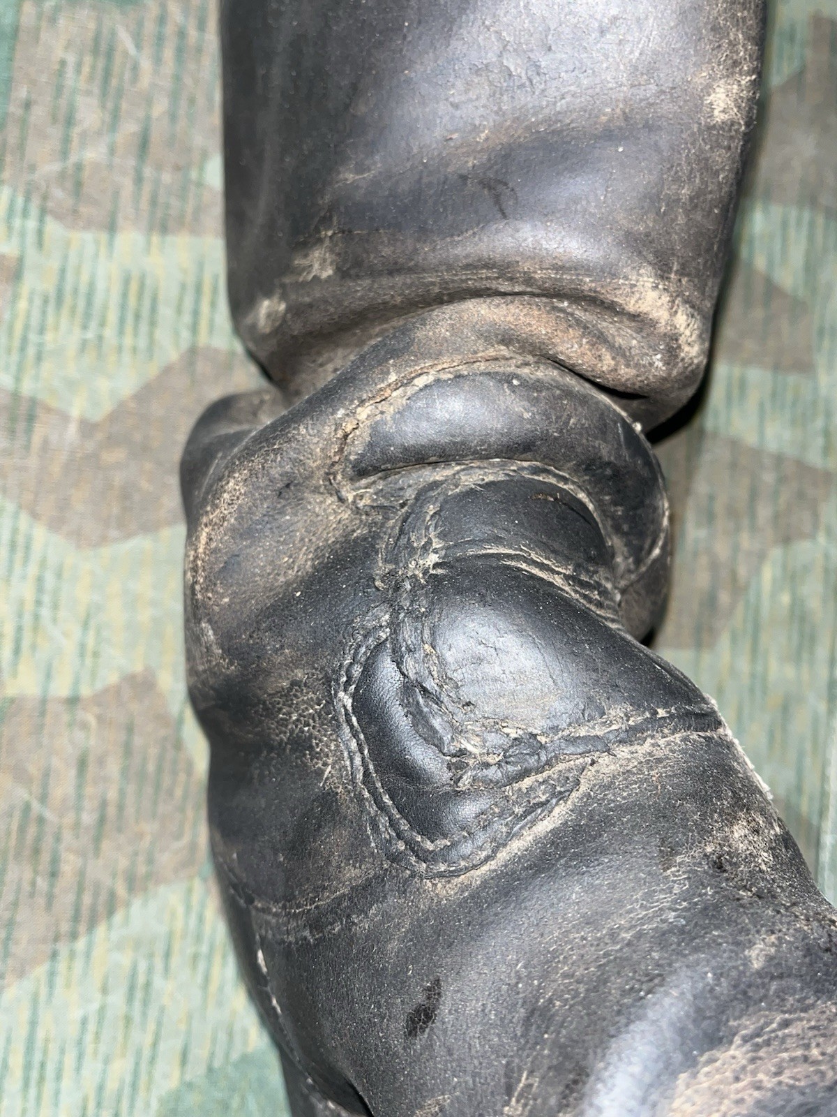 Size 8 Original WW2 German Uniform Combat / Marching Jack Boots w/ Hobnails - Image 8