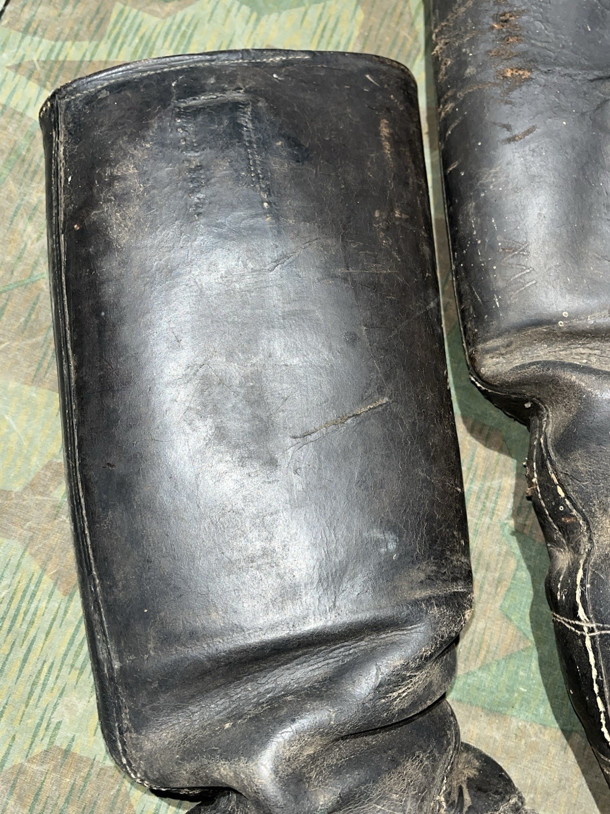 Size 8 Original WW2 German Uniform Combat / Marching Jack Boots w/ Hobnails - Image 10